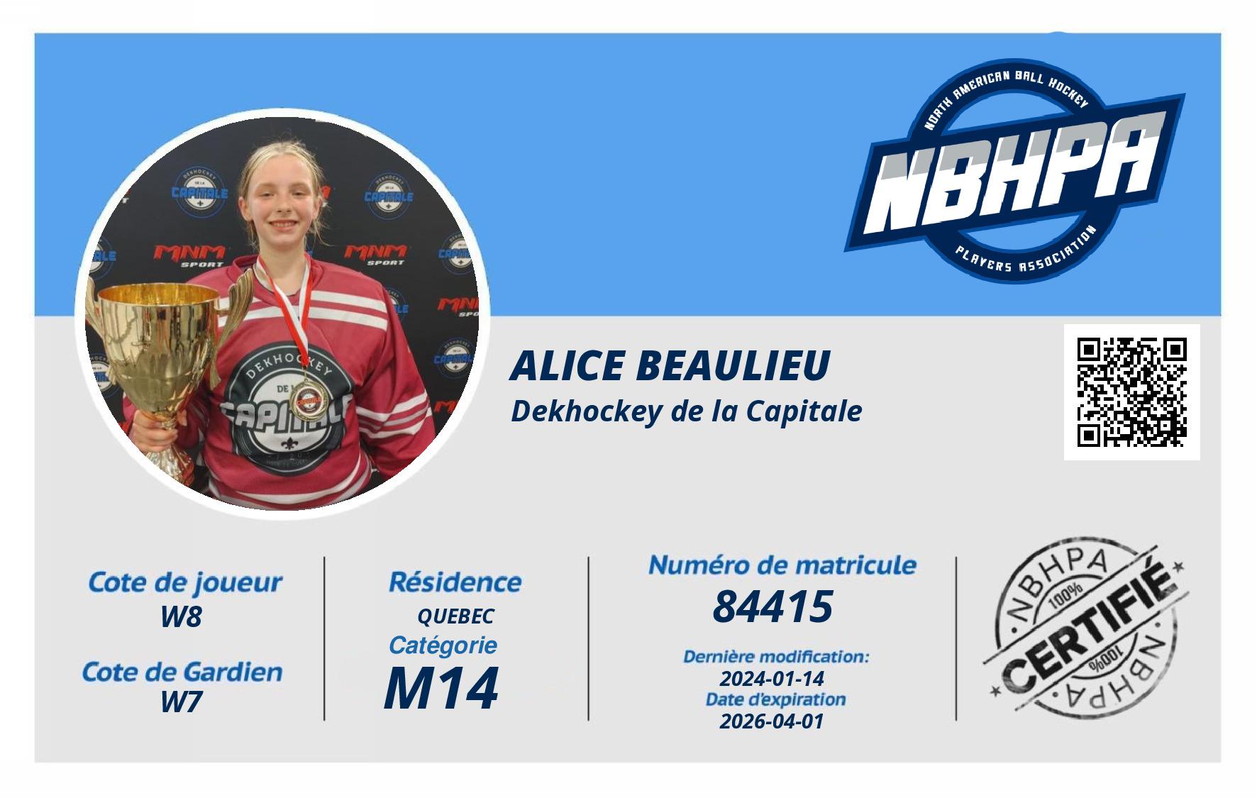 Alice Beaulieu