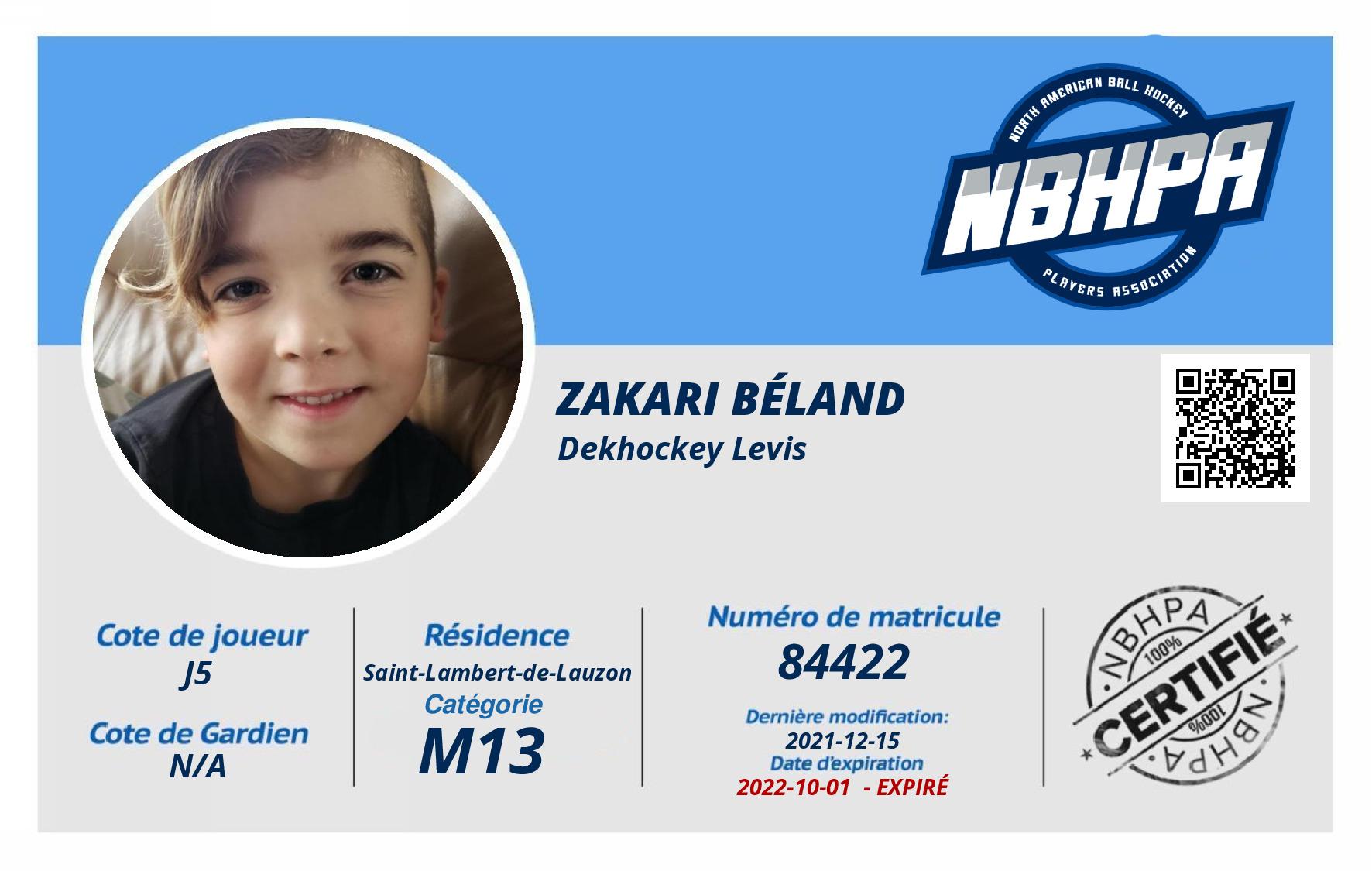 Zakari Béland