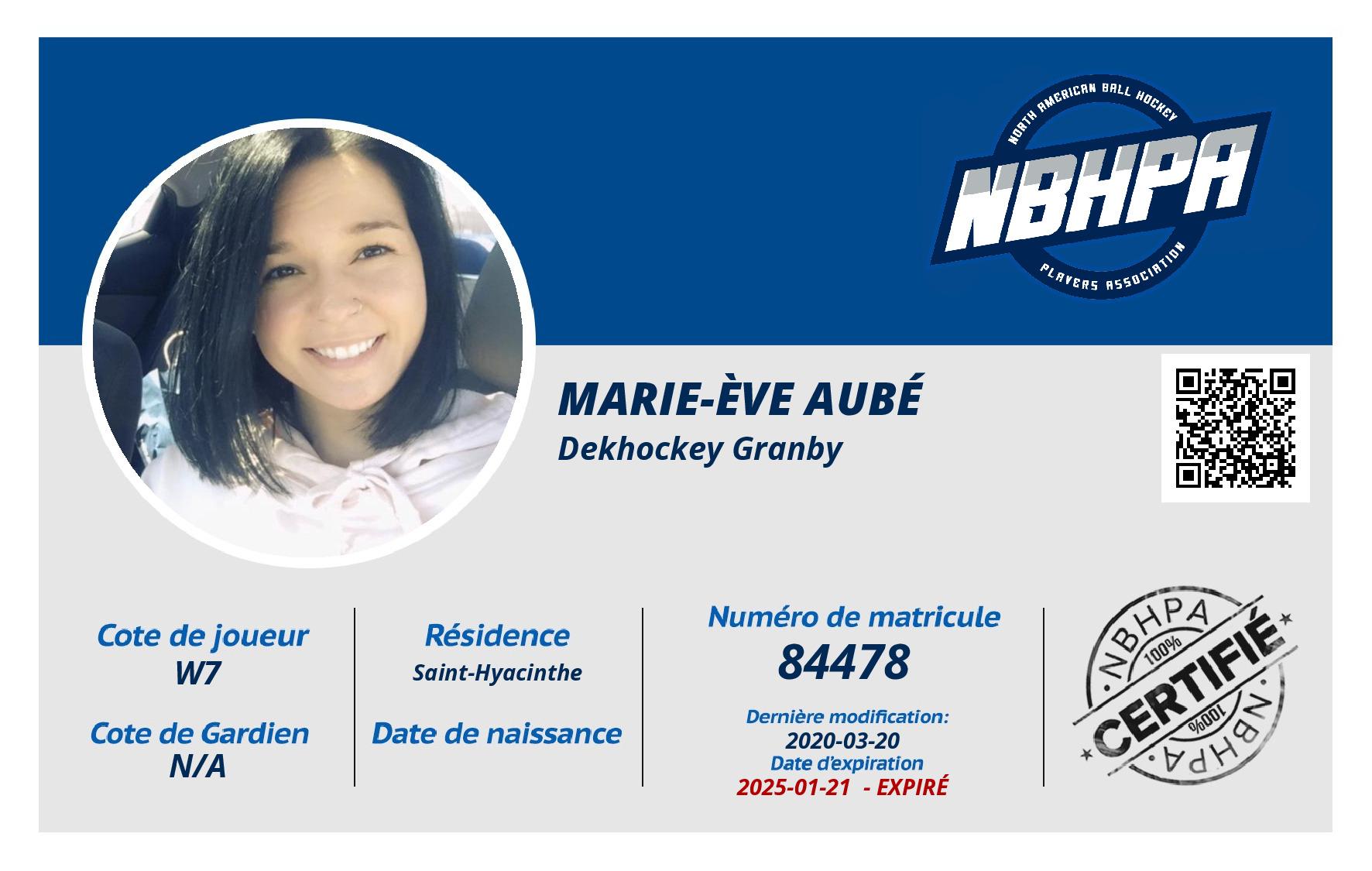 Marie-Ève Aubé