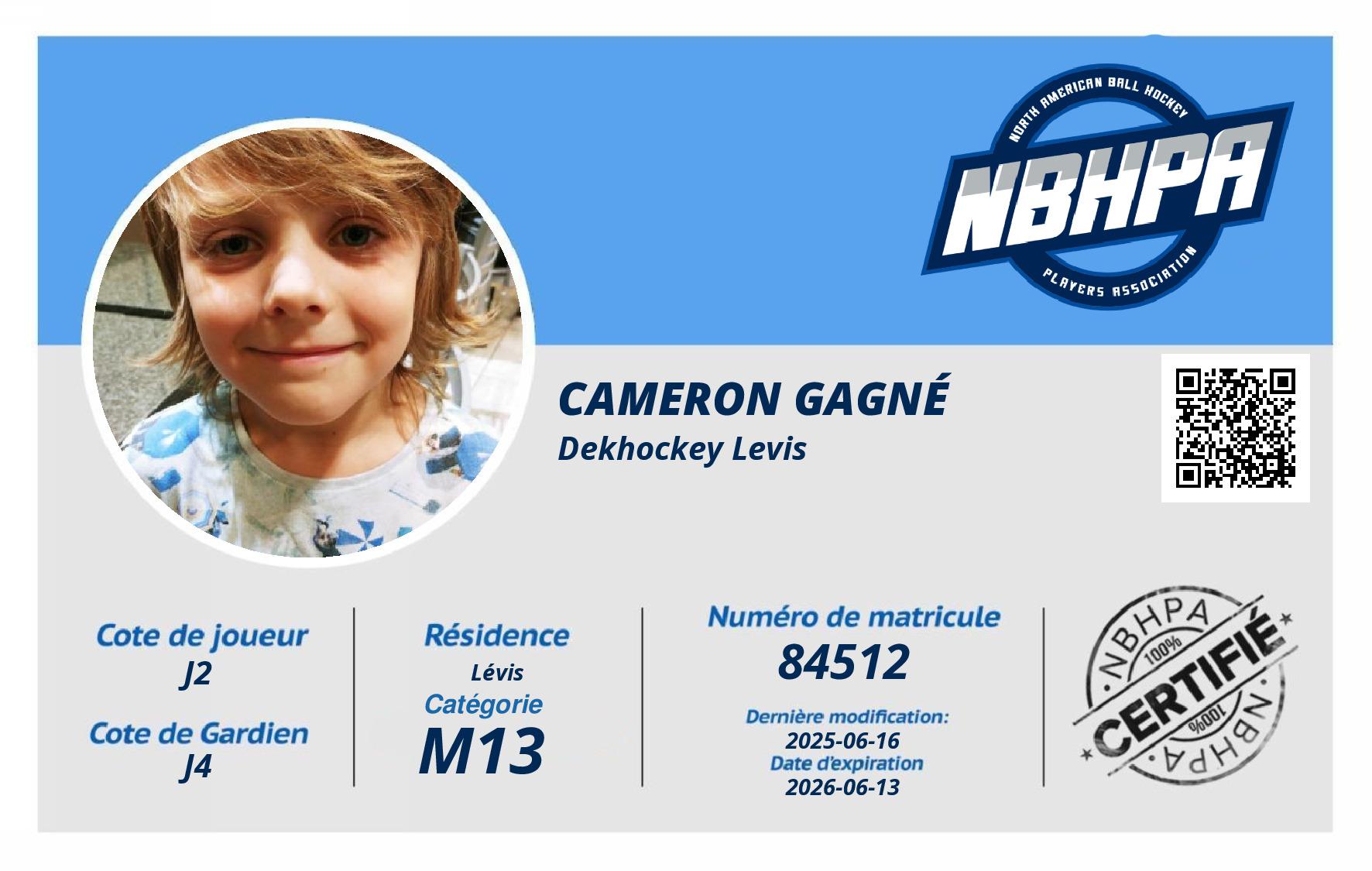 Cameron Gagné