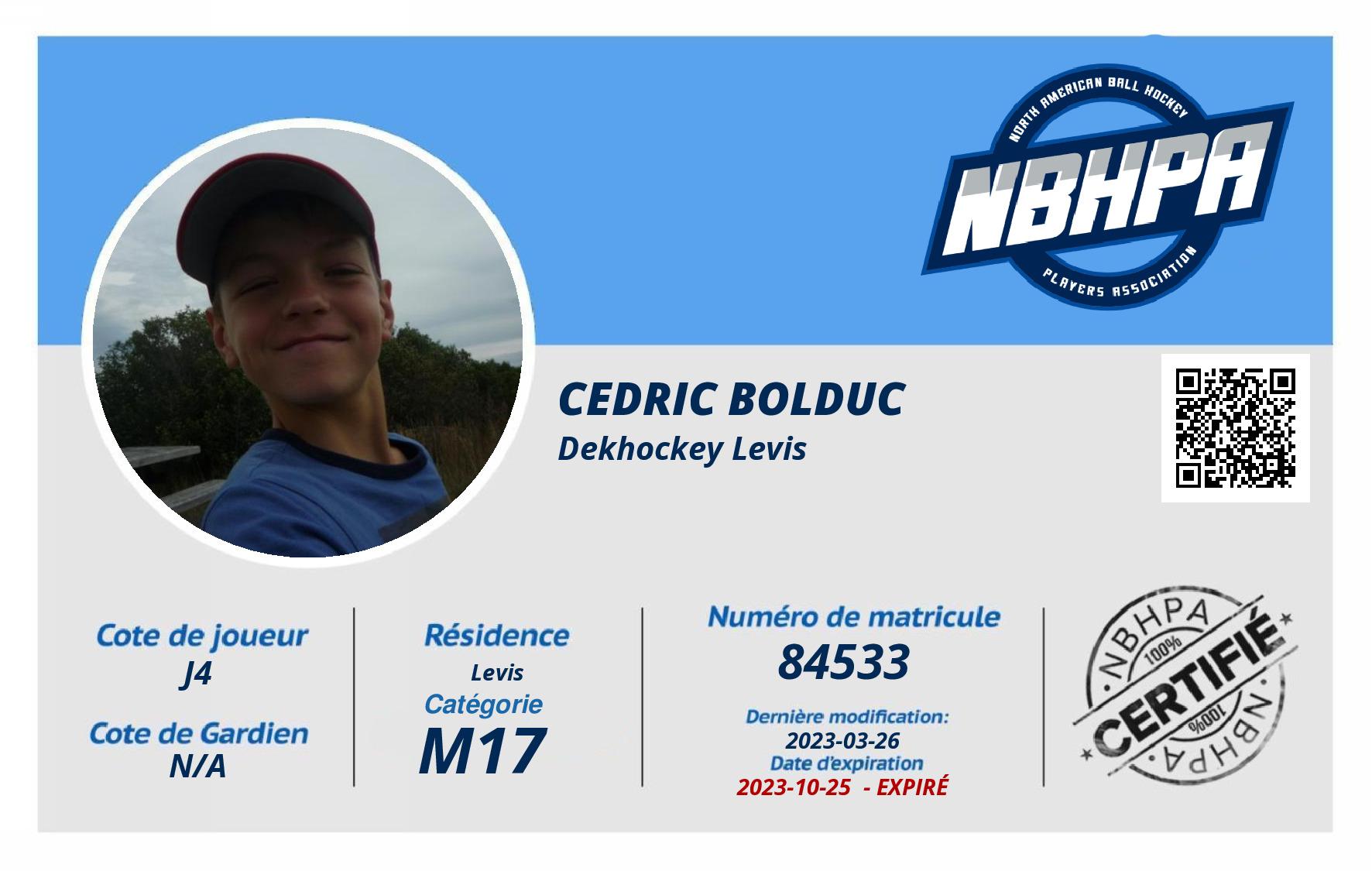 Cedric Bolduc