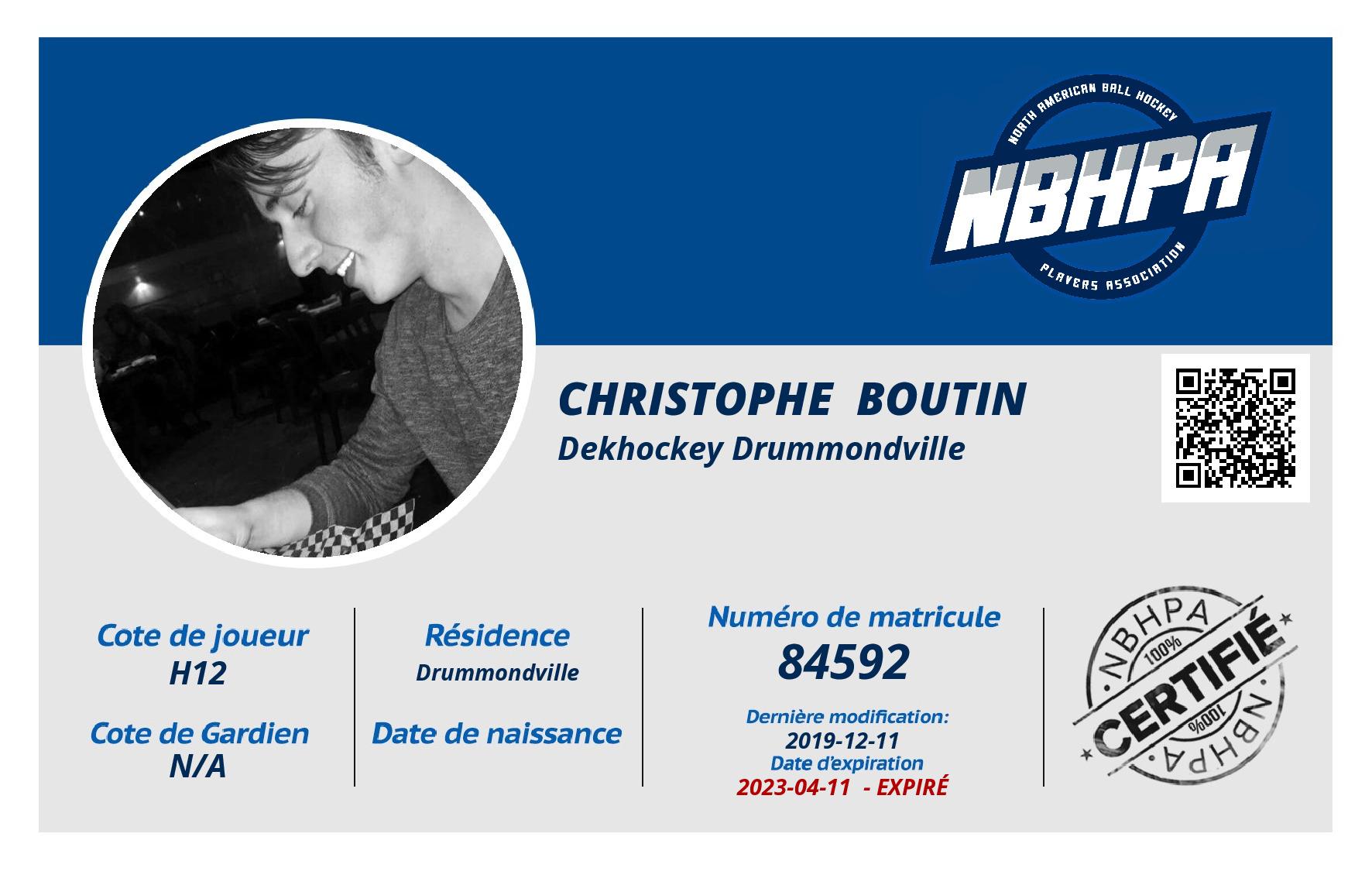 Christophe  Boutin