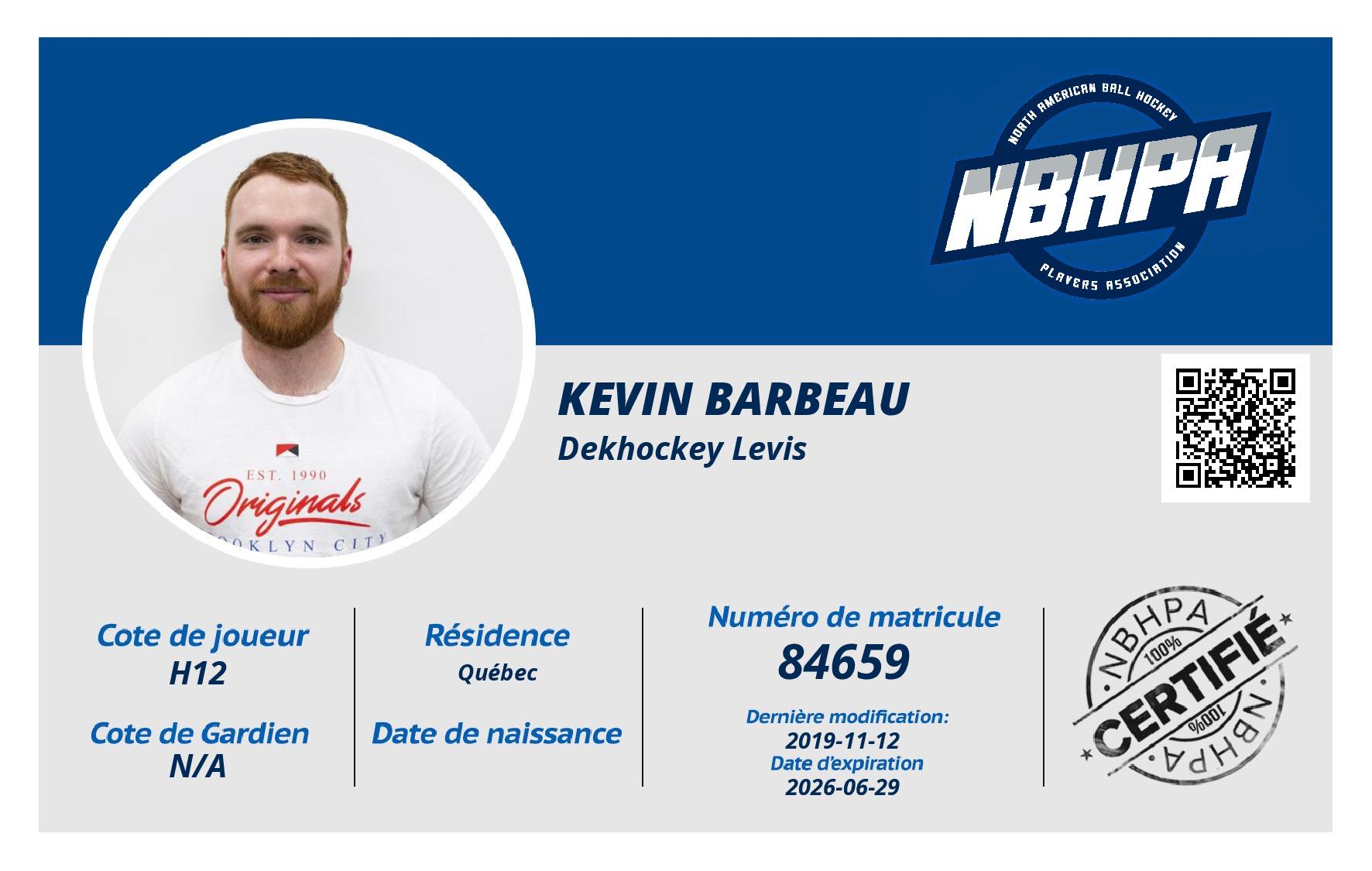 Kevin Barbeau