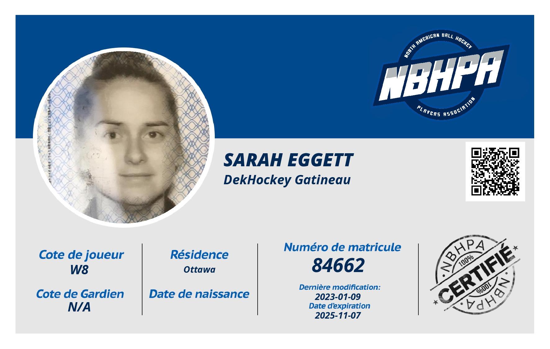 Sarah Eggett