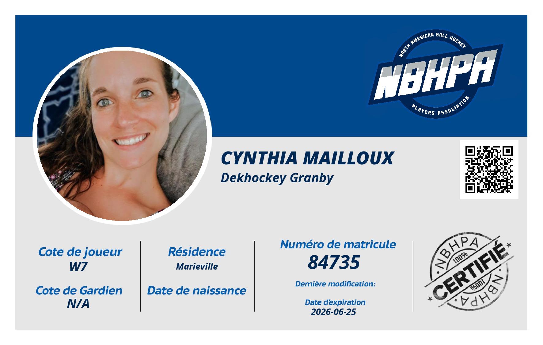 Cynthia Mailloux