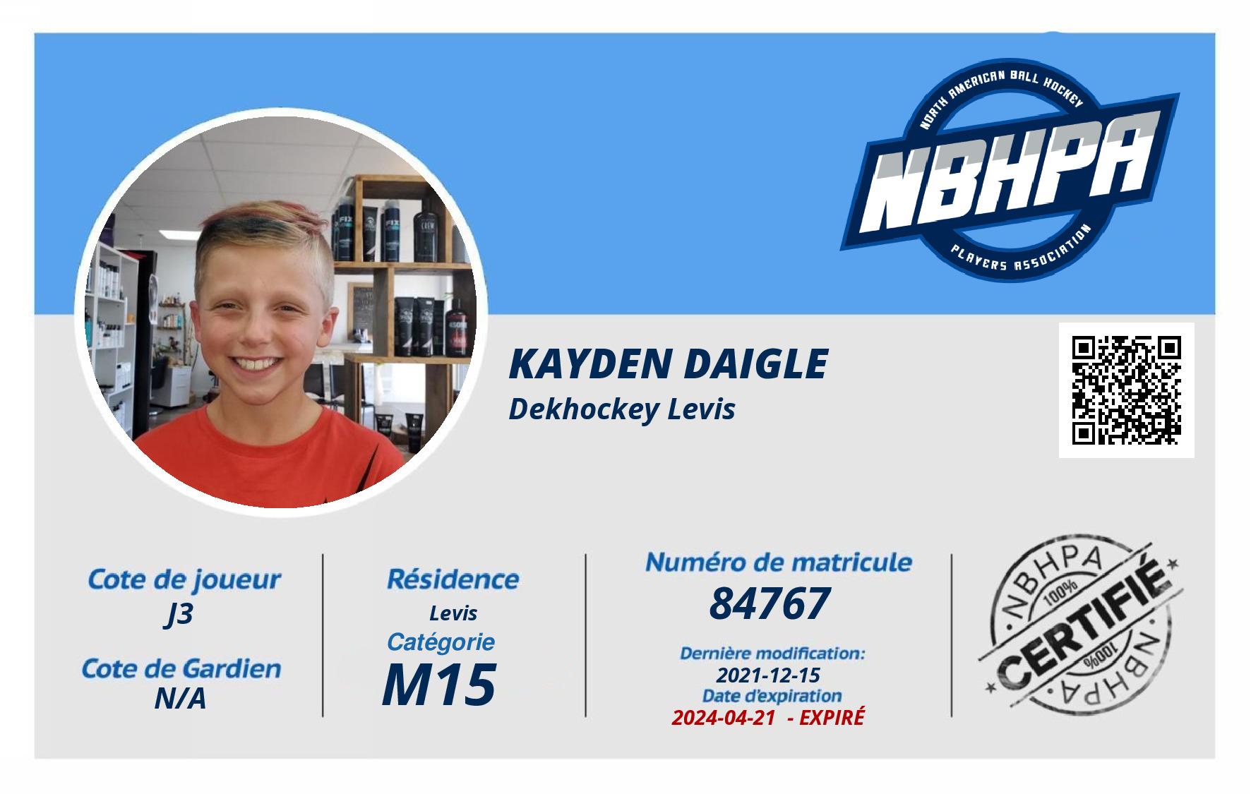 Kayden Daigle