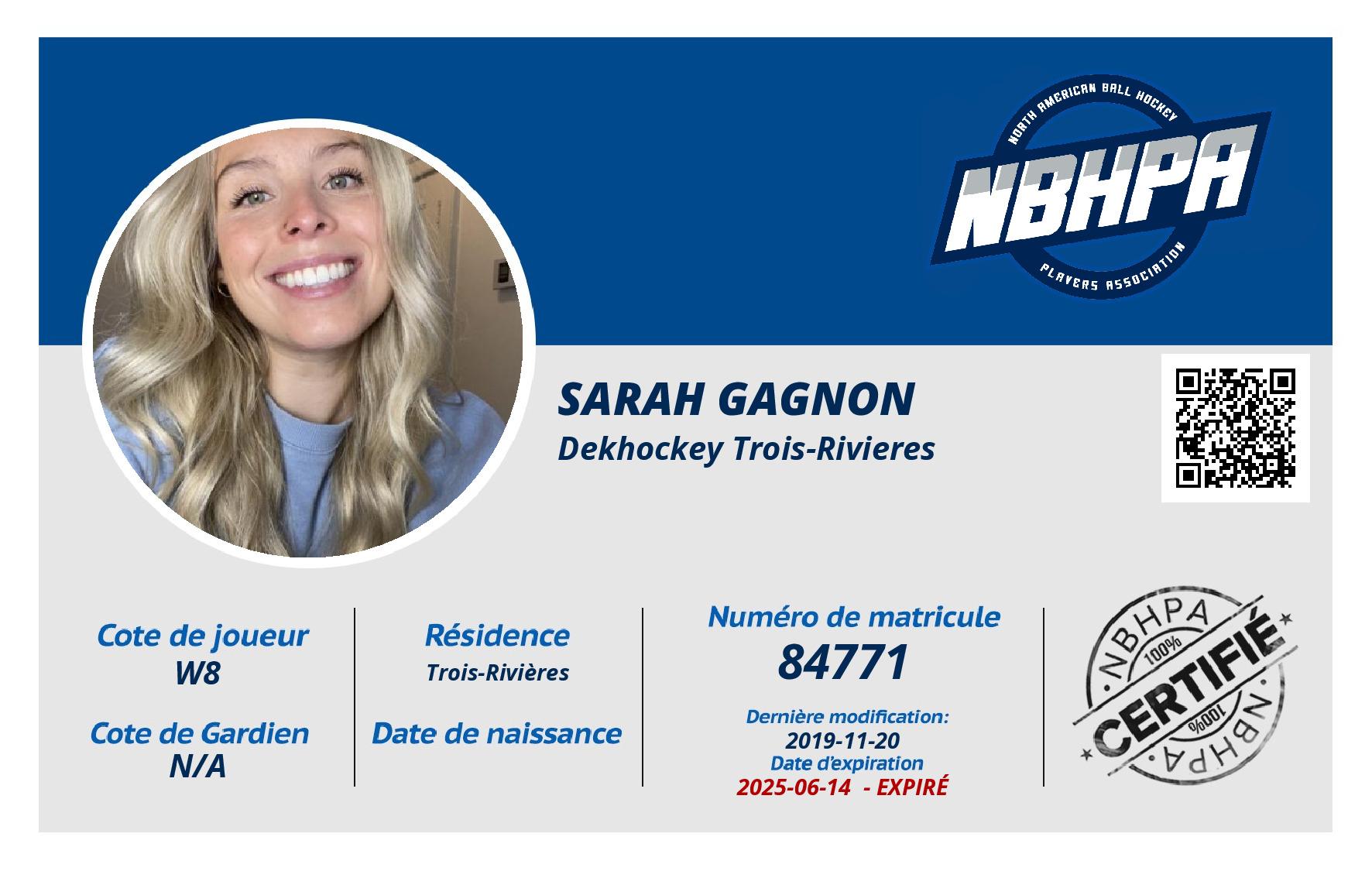 Sarah Gagnon