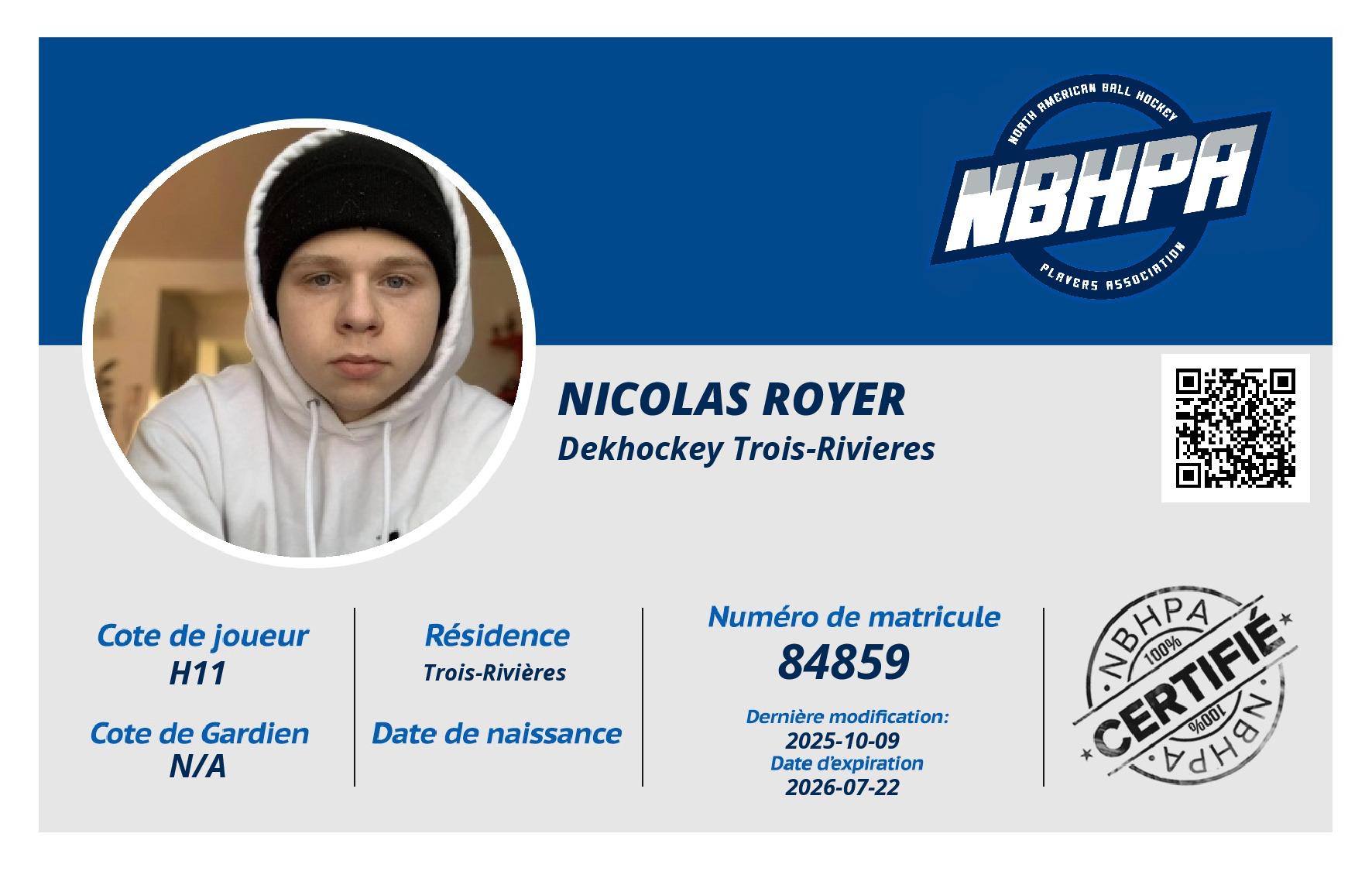 Nicolas Royer