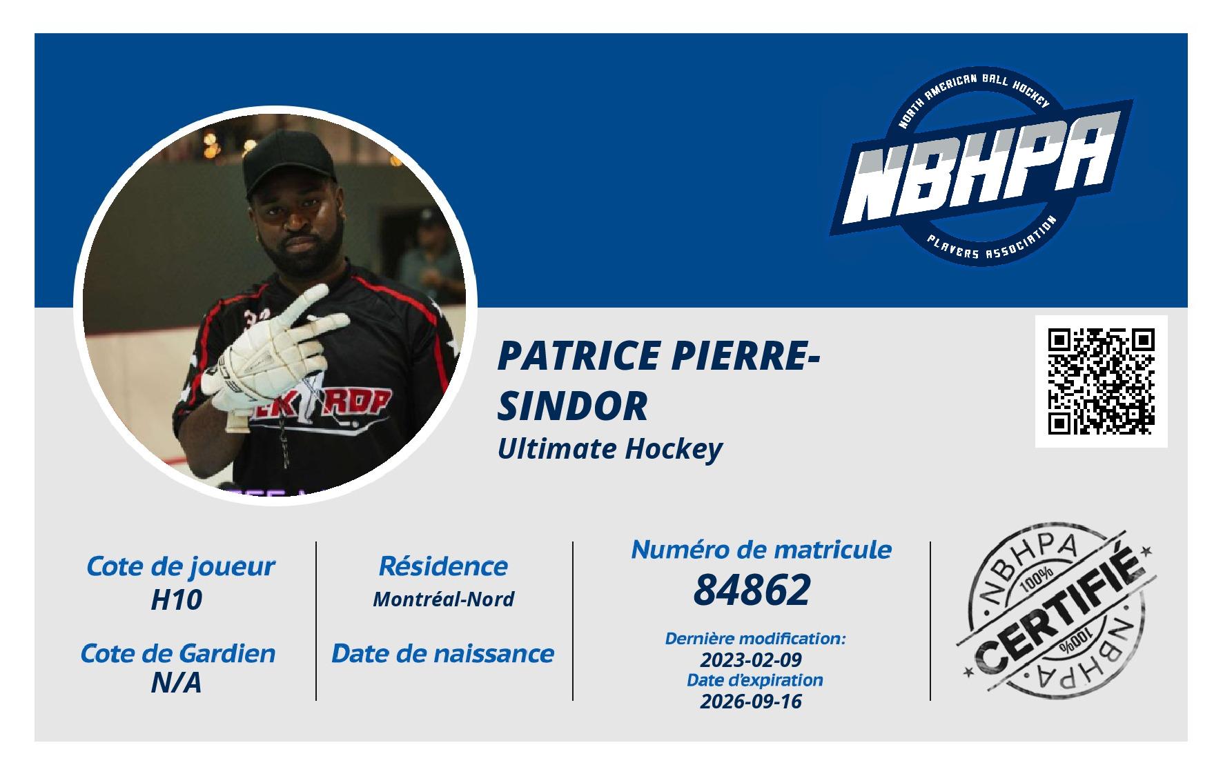 Patrice Pierre-Sindor