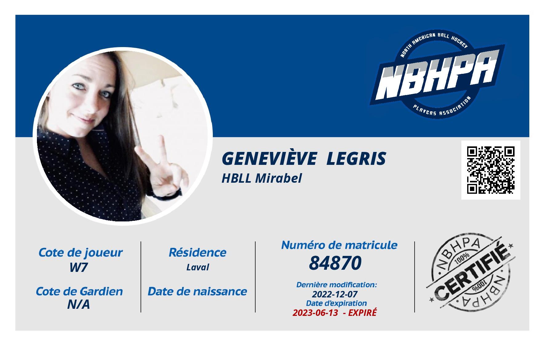 Geneviève  Legris