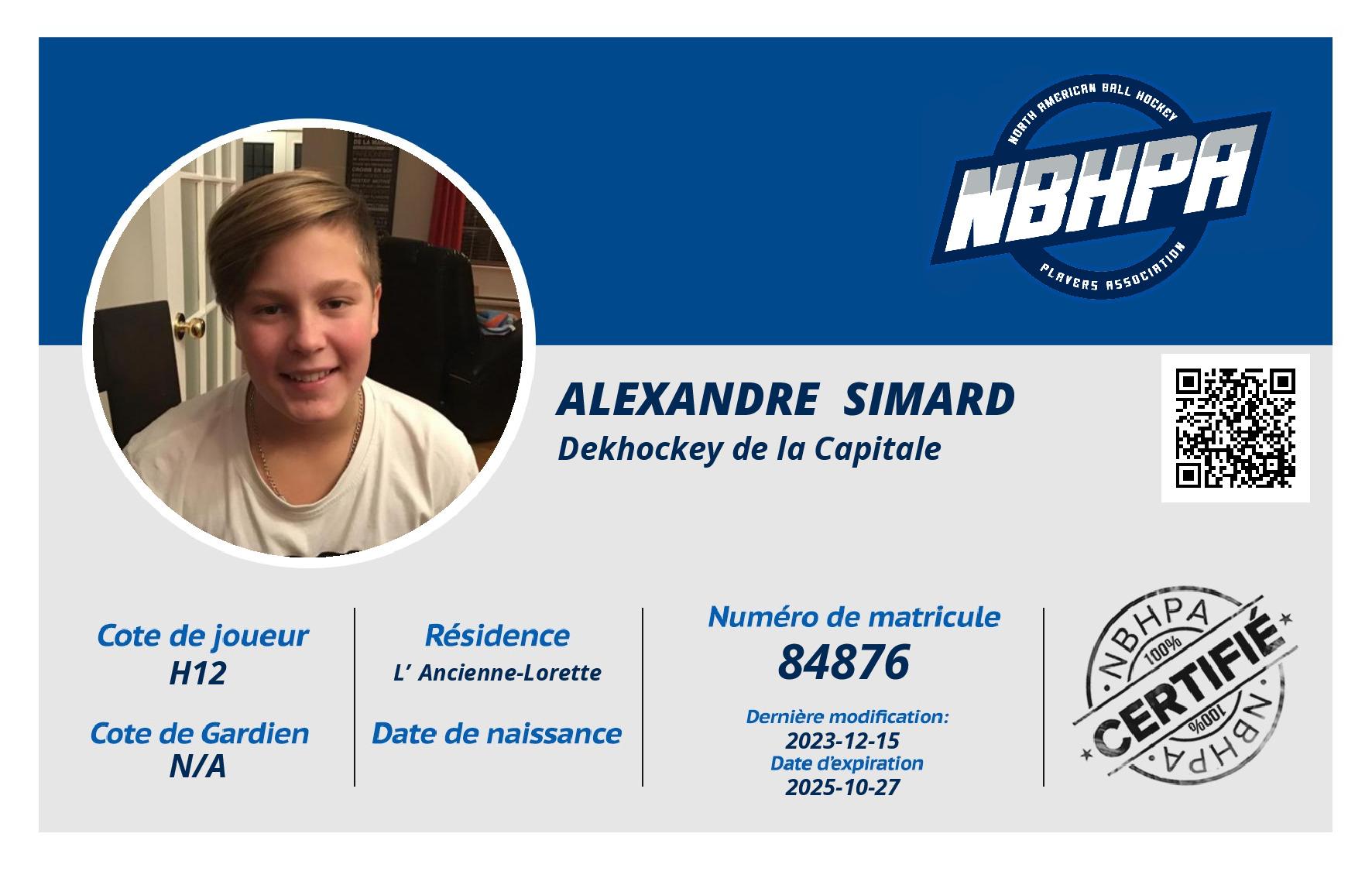Alexandre  Simard