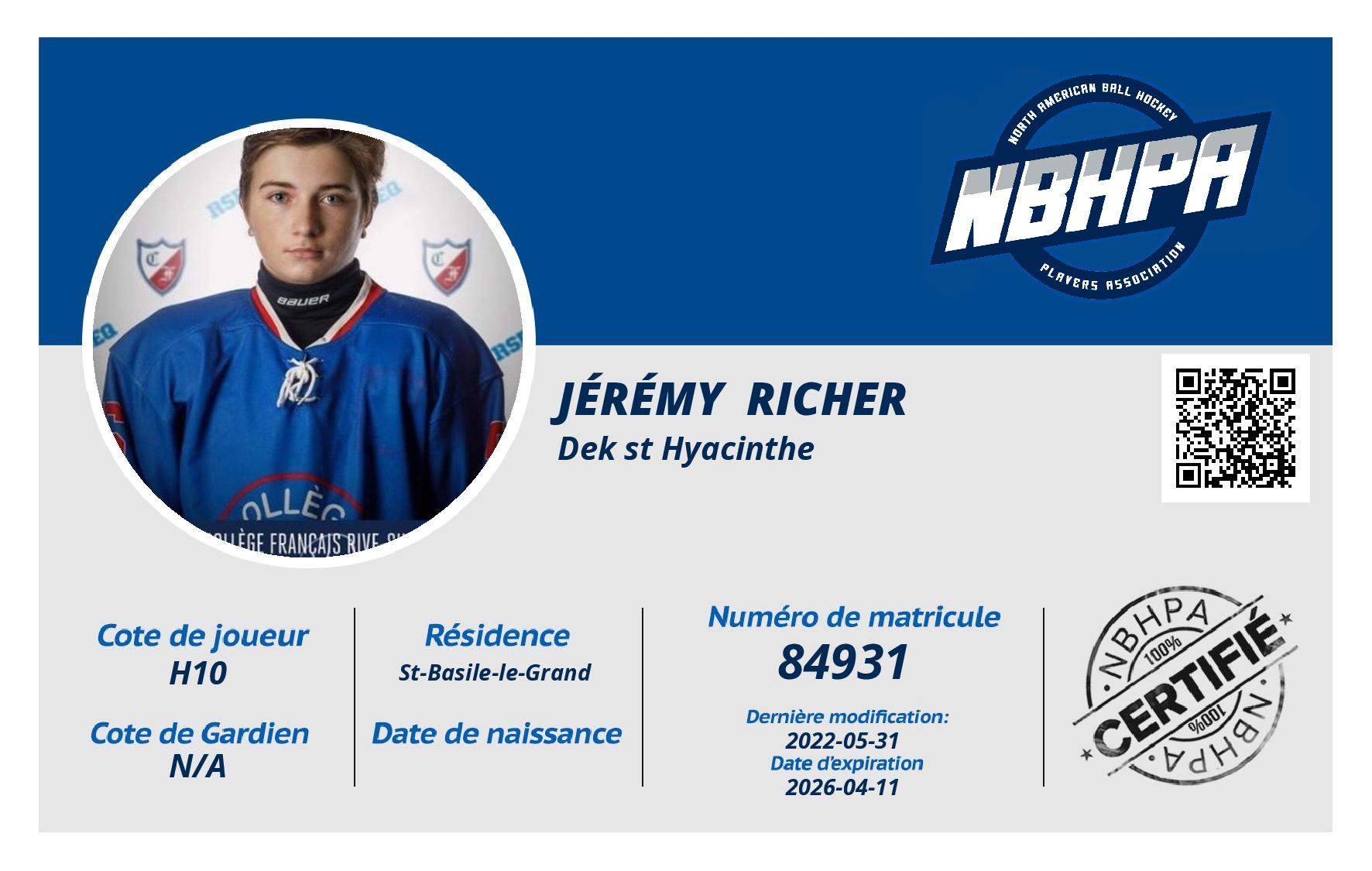 Jérémy  Richer