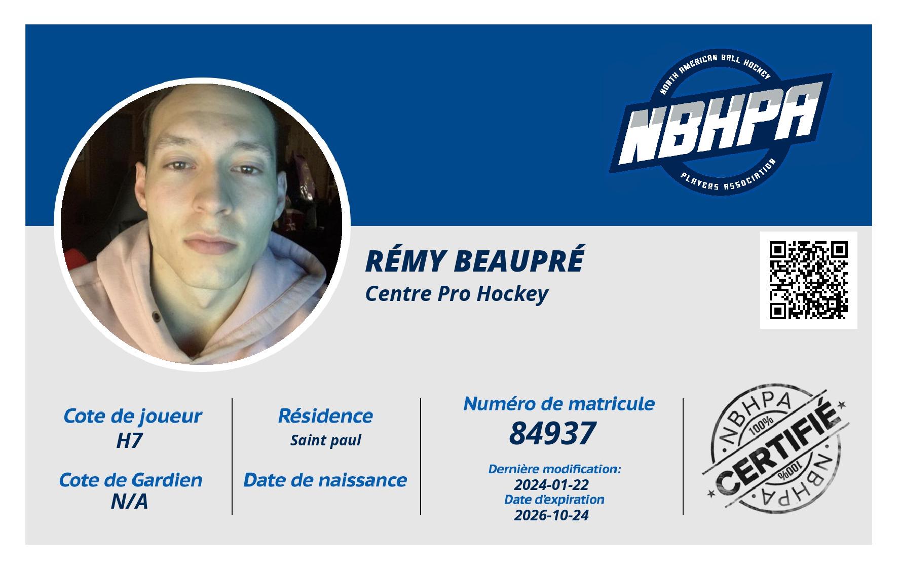 Rémy Beaupré
