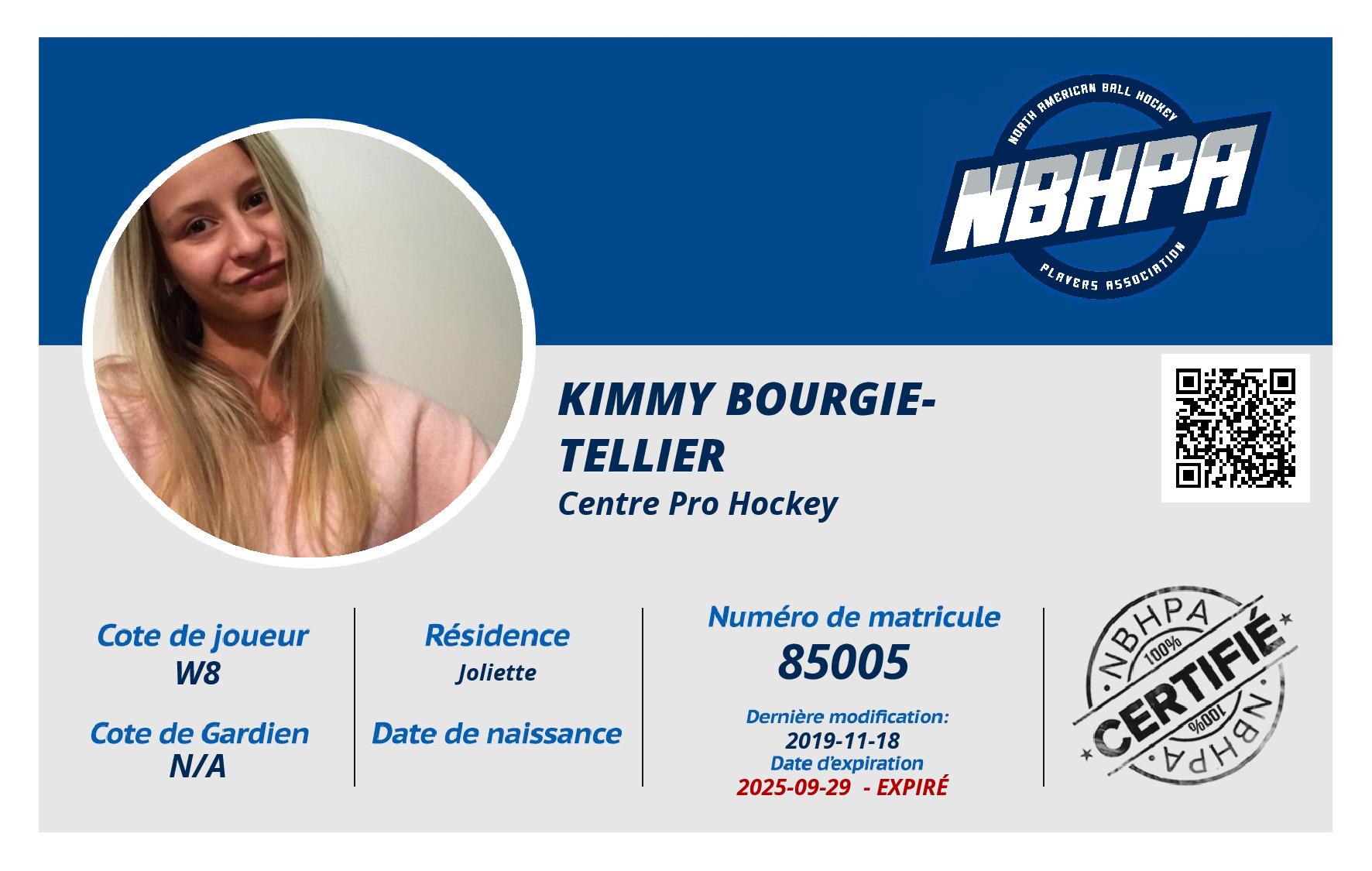 Kimmy Bourgie-Tellier