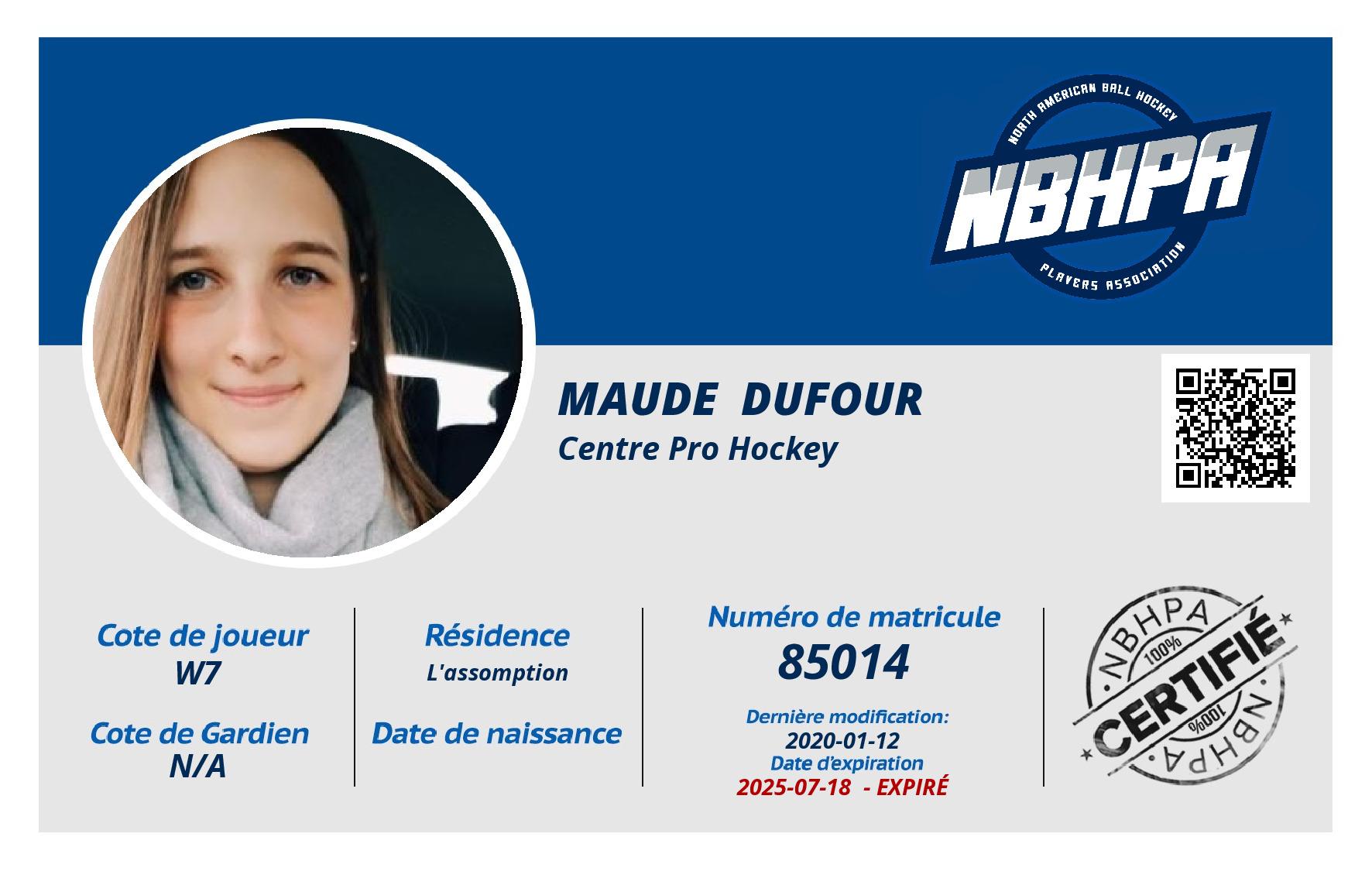 Maude  Dufour