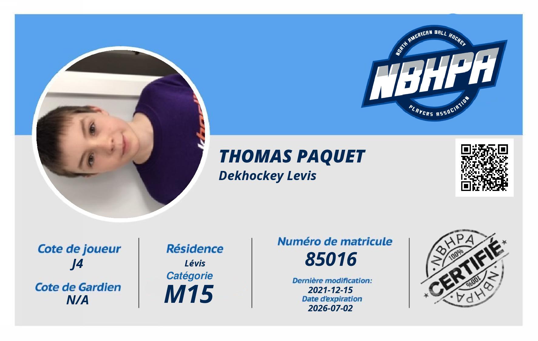 Thomas Paquet