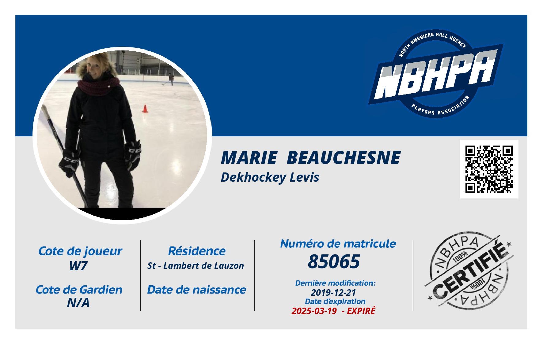 Marie  Beauchesne