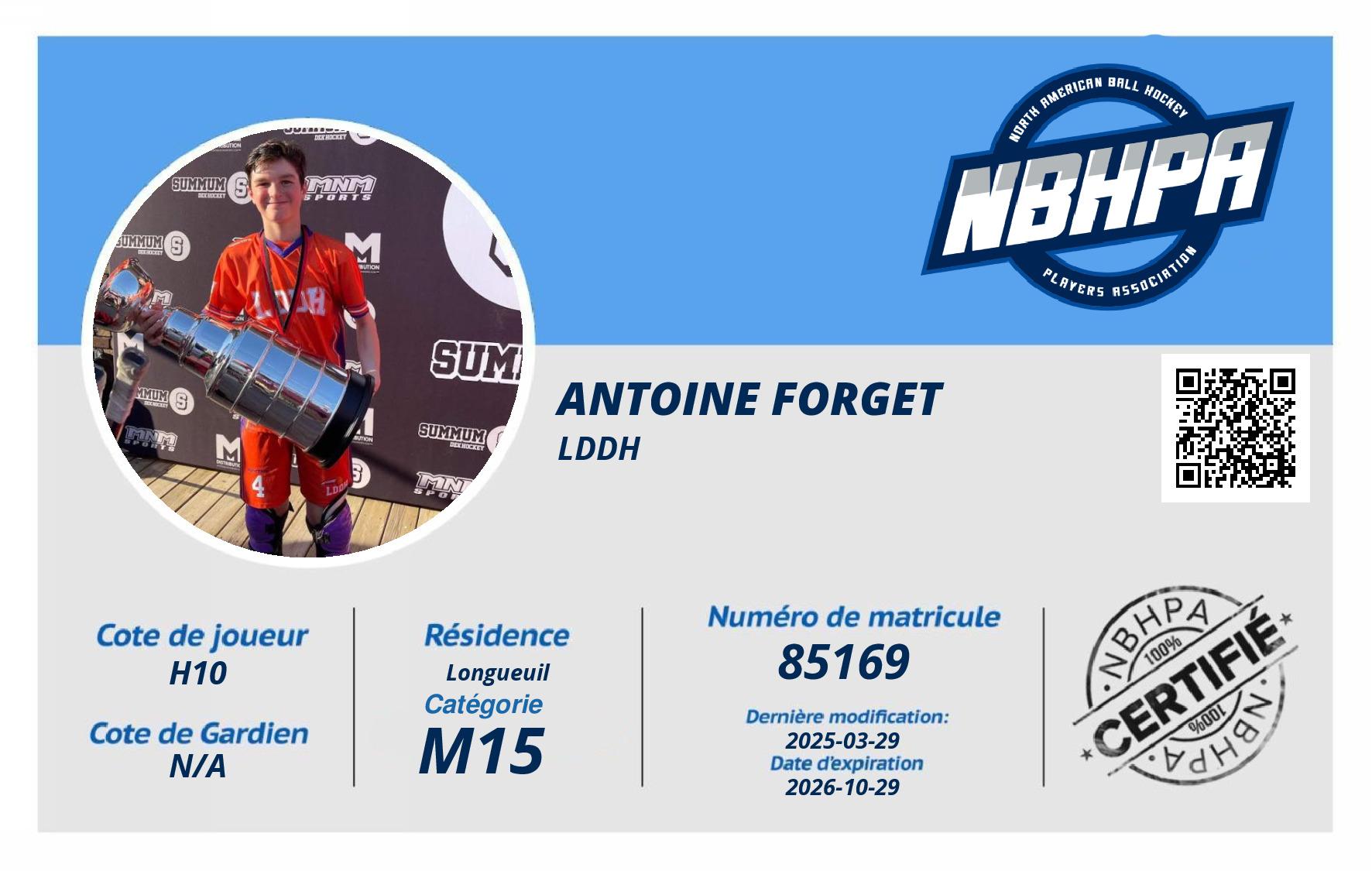 Antoine Forget
