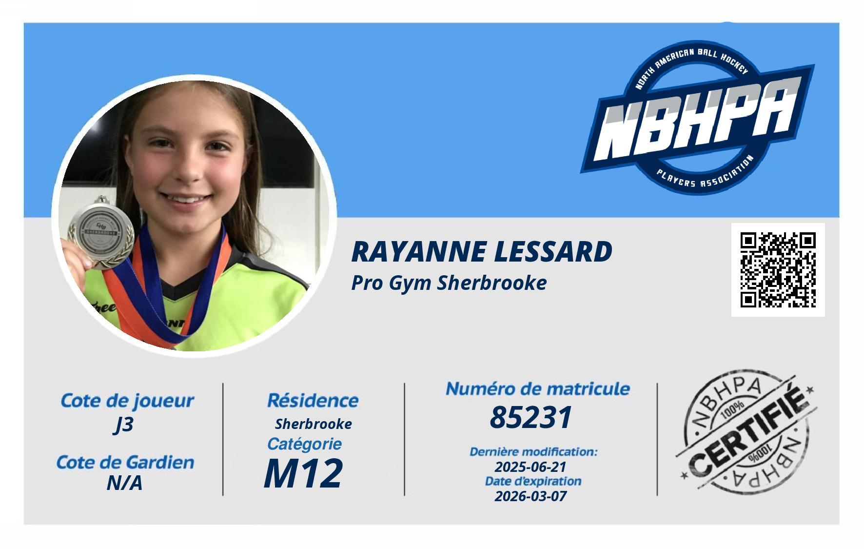 Rayanne Lessard