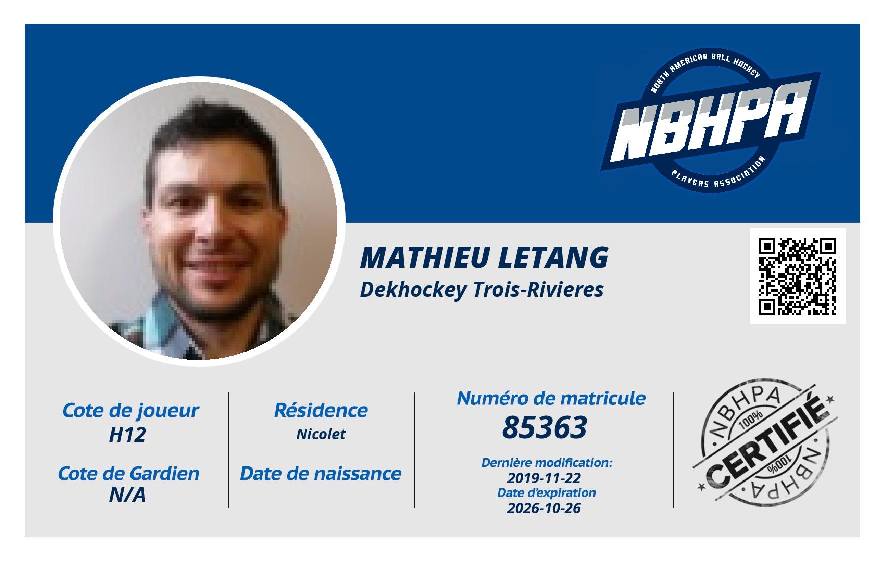 Mathieu Letang