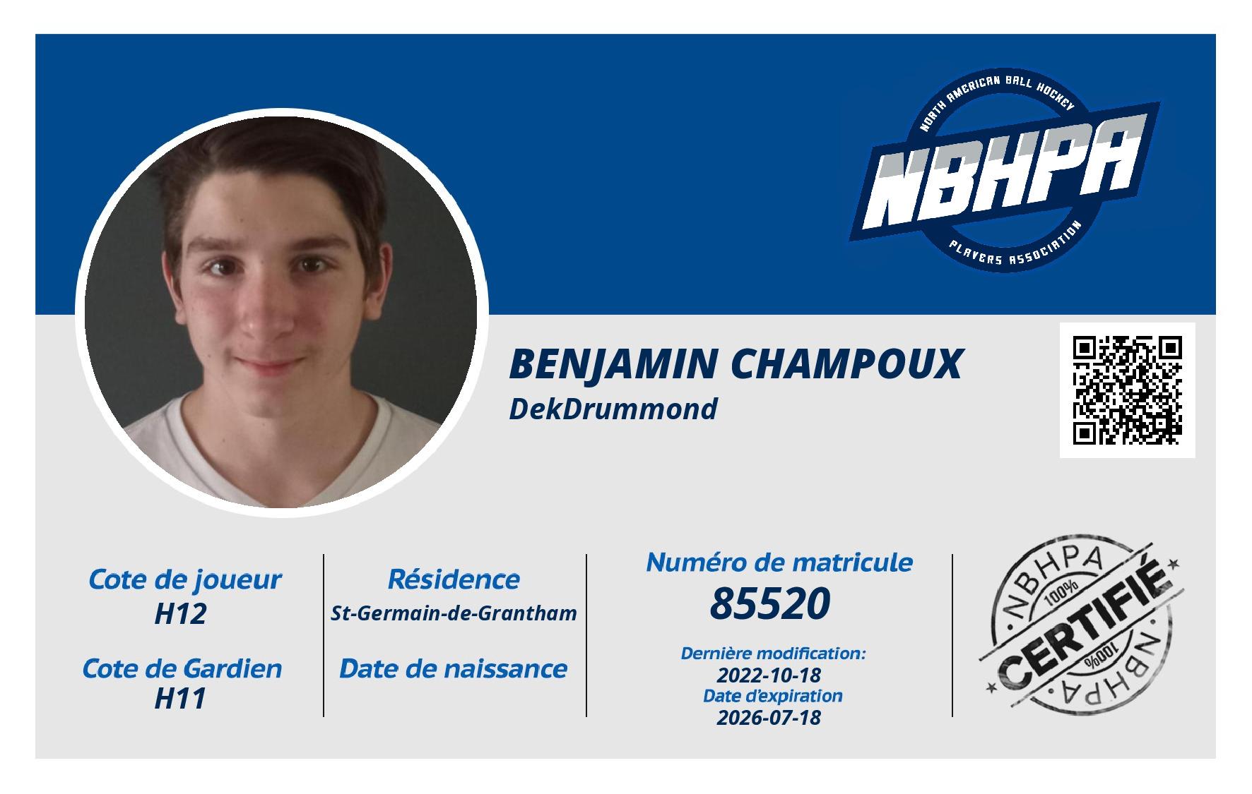 Benjamin Champoux