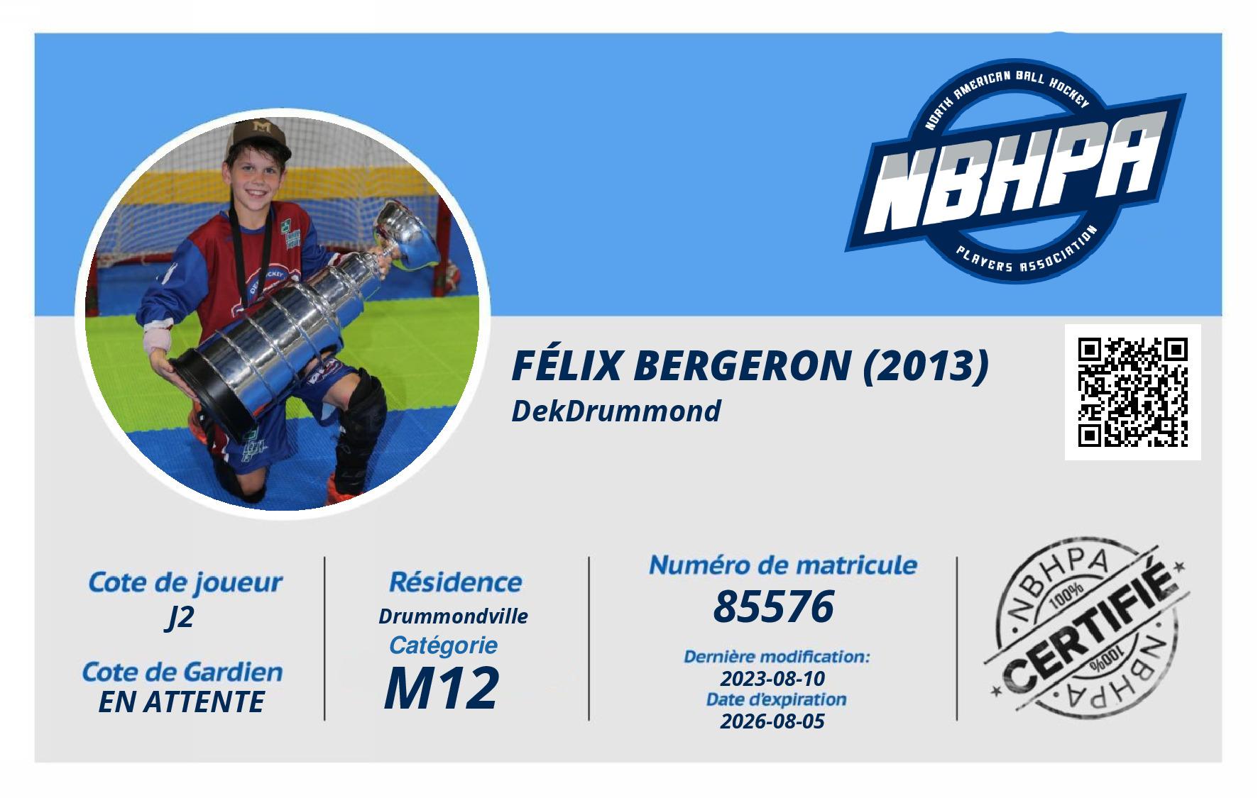 Félix Bergeron (2013)