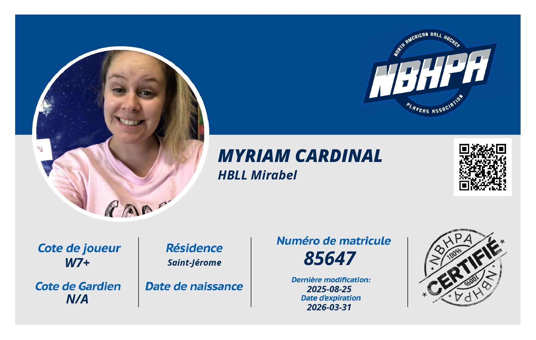Myriam Cardinal