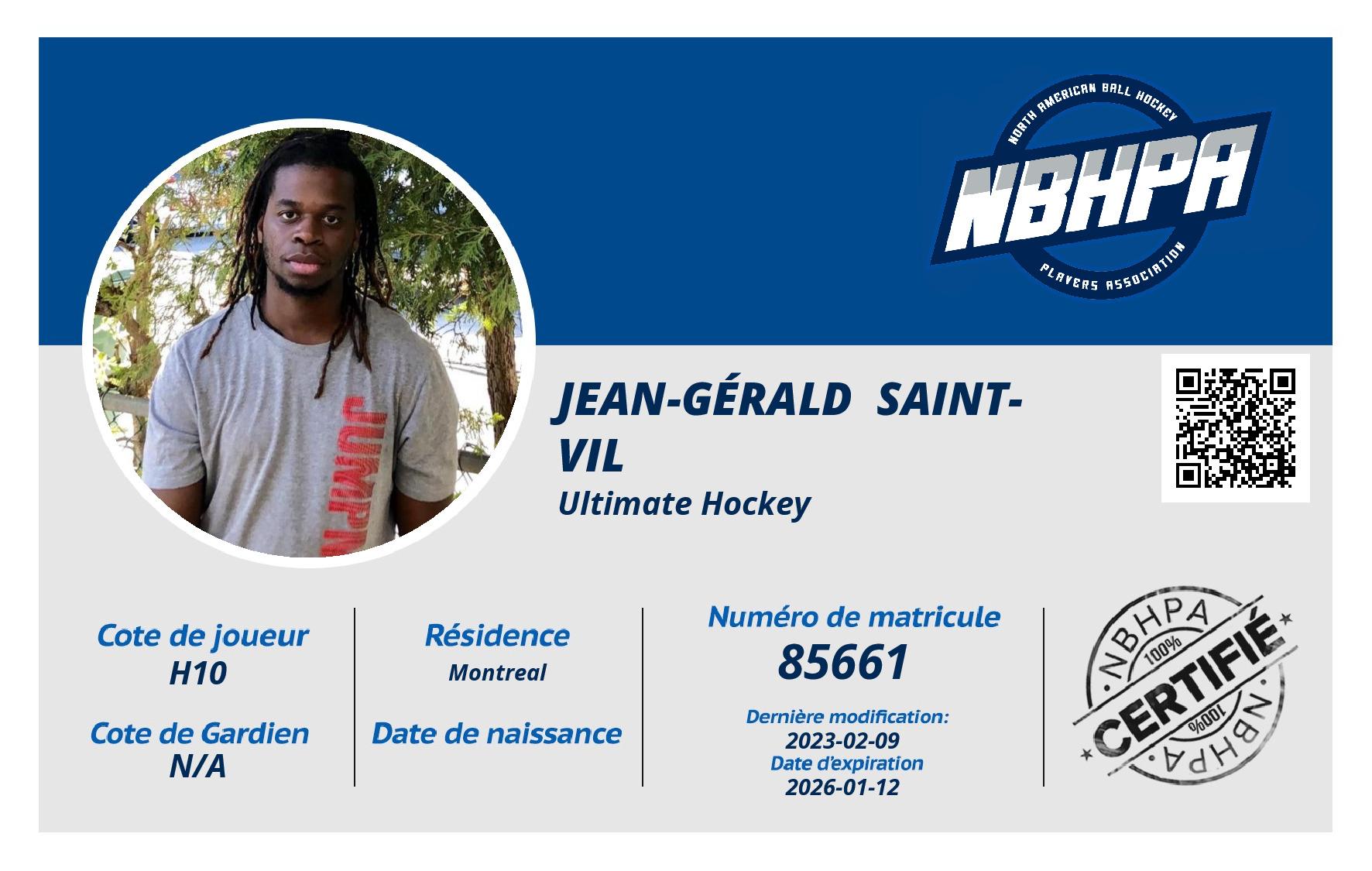 Jean-Gérald  Saint-Vil