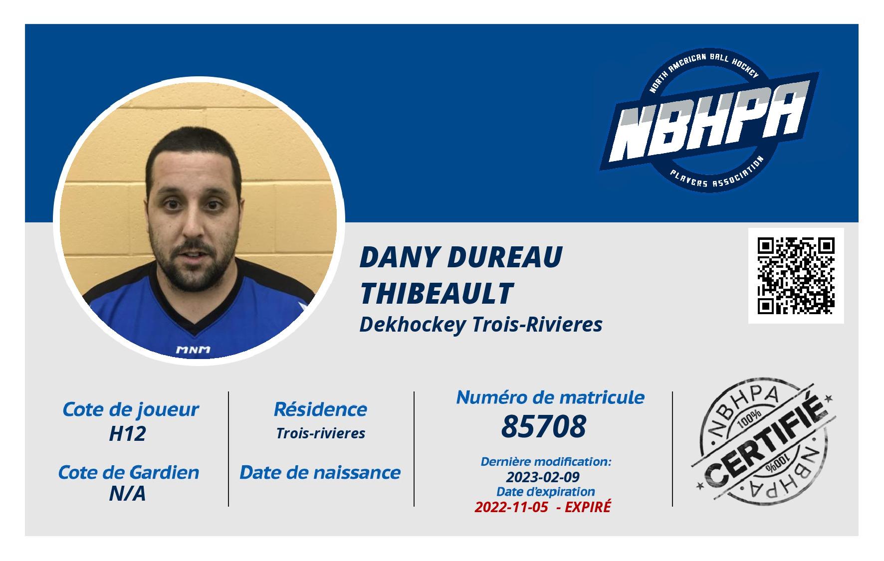 Dany Dureau thibeault