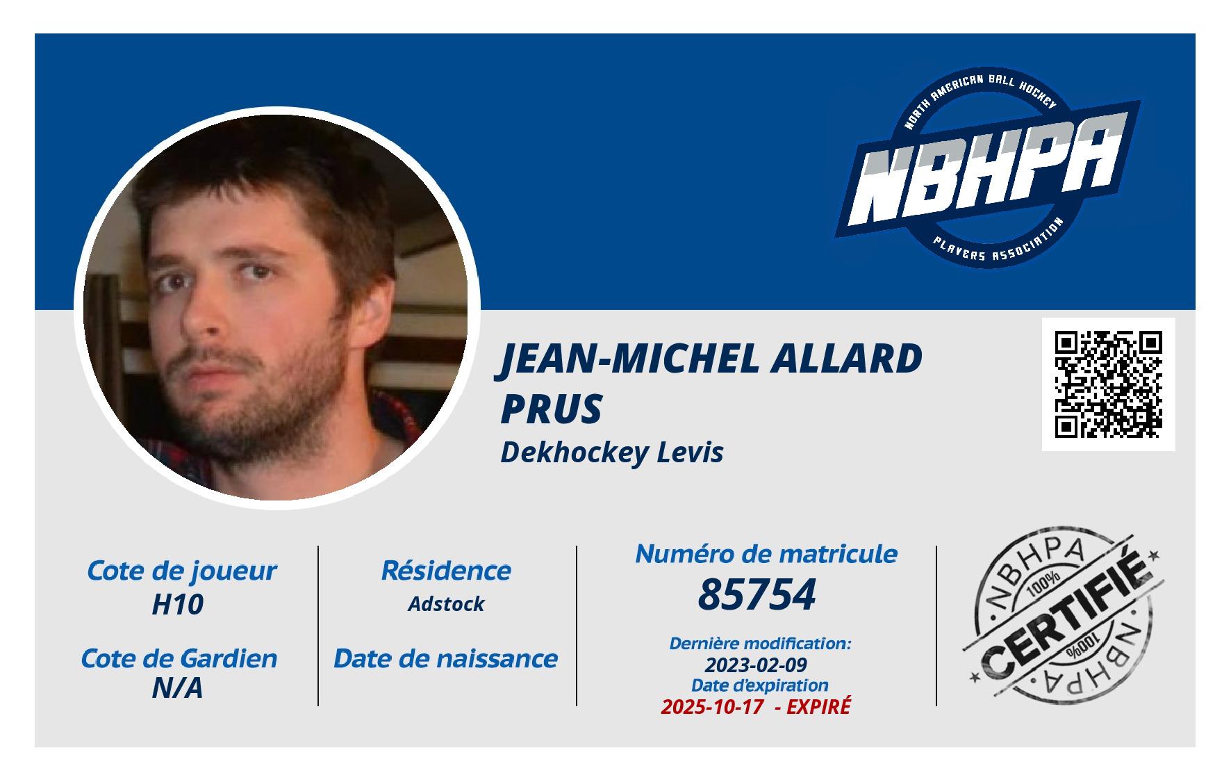 Jean-Michel Allard Prus
