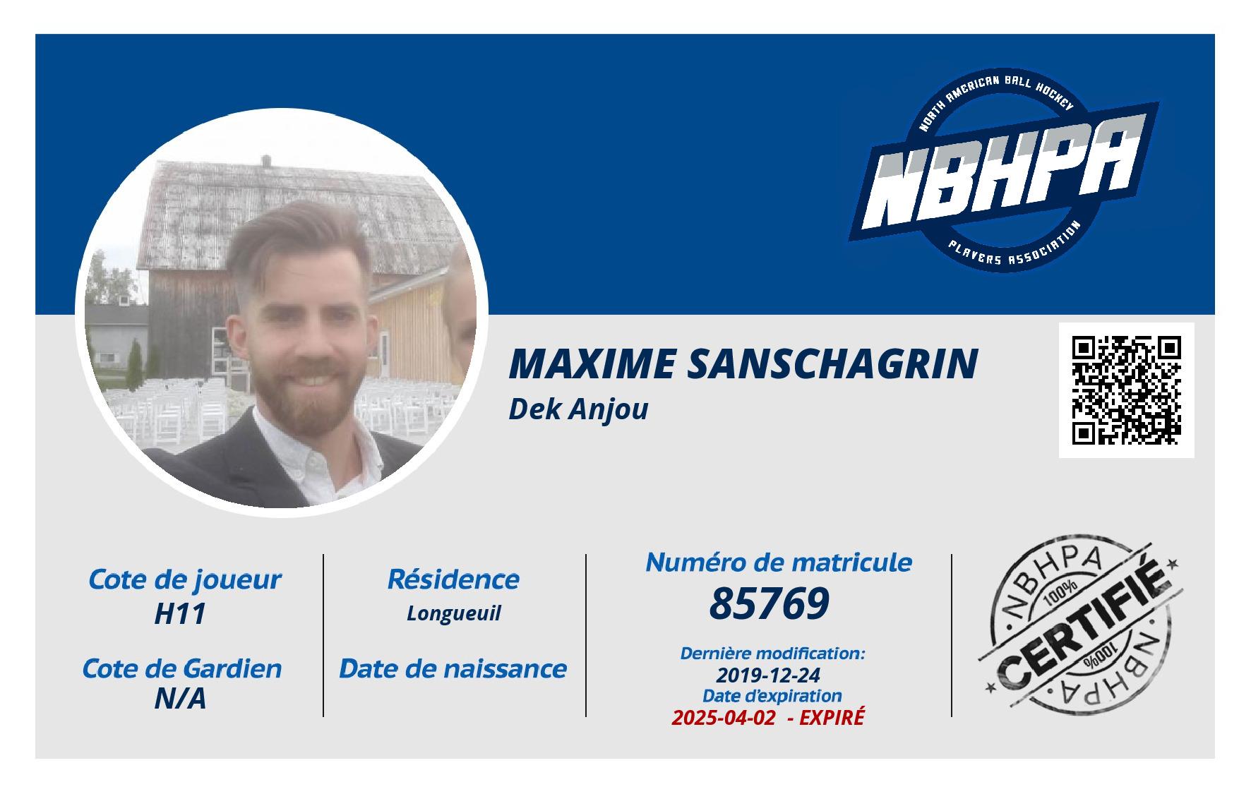 Maxime Sanschagrin