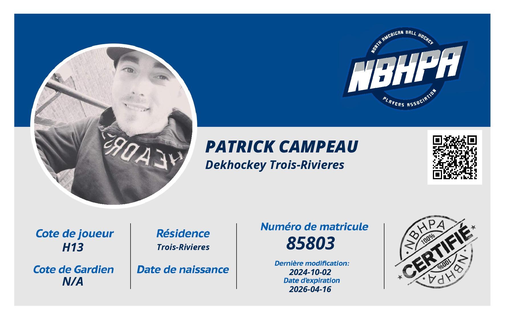 Patrick Campeau