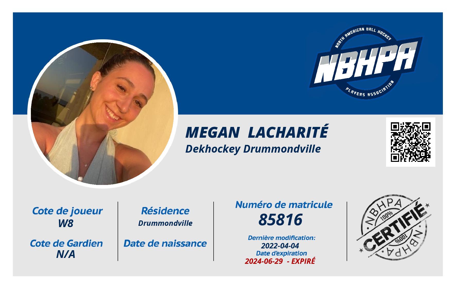 Megan  Lacharité 