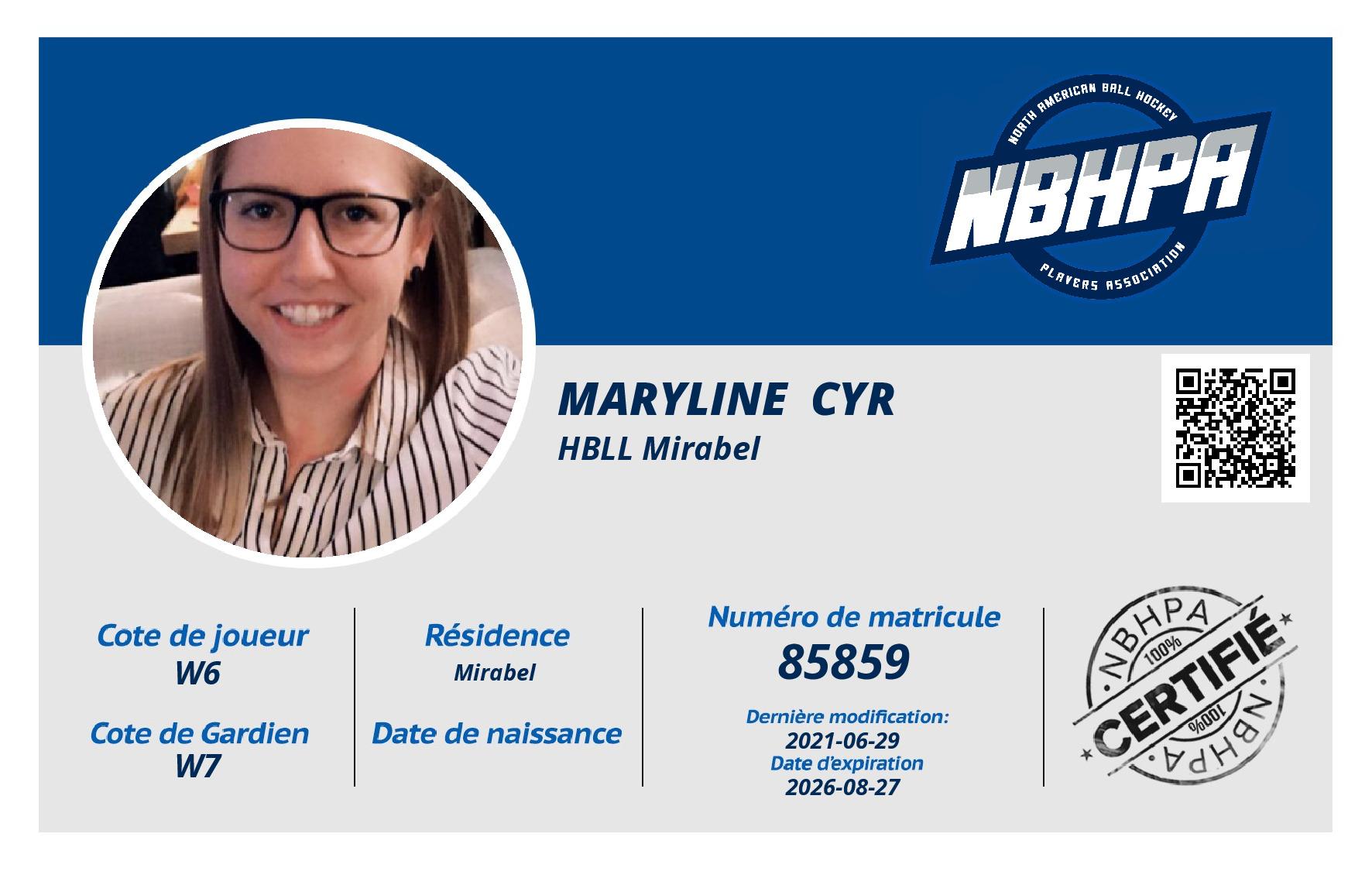 Maryline  Cyr 