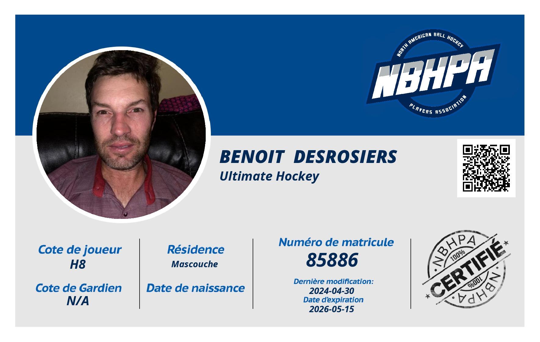 Benoit  Desrosiers 
