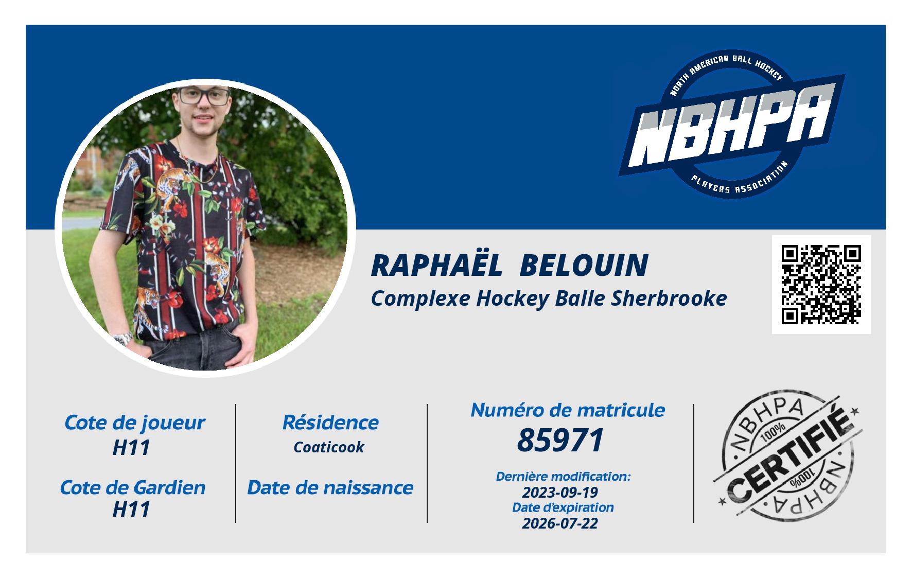 Raphaël  Belouin 