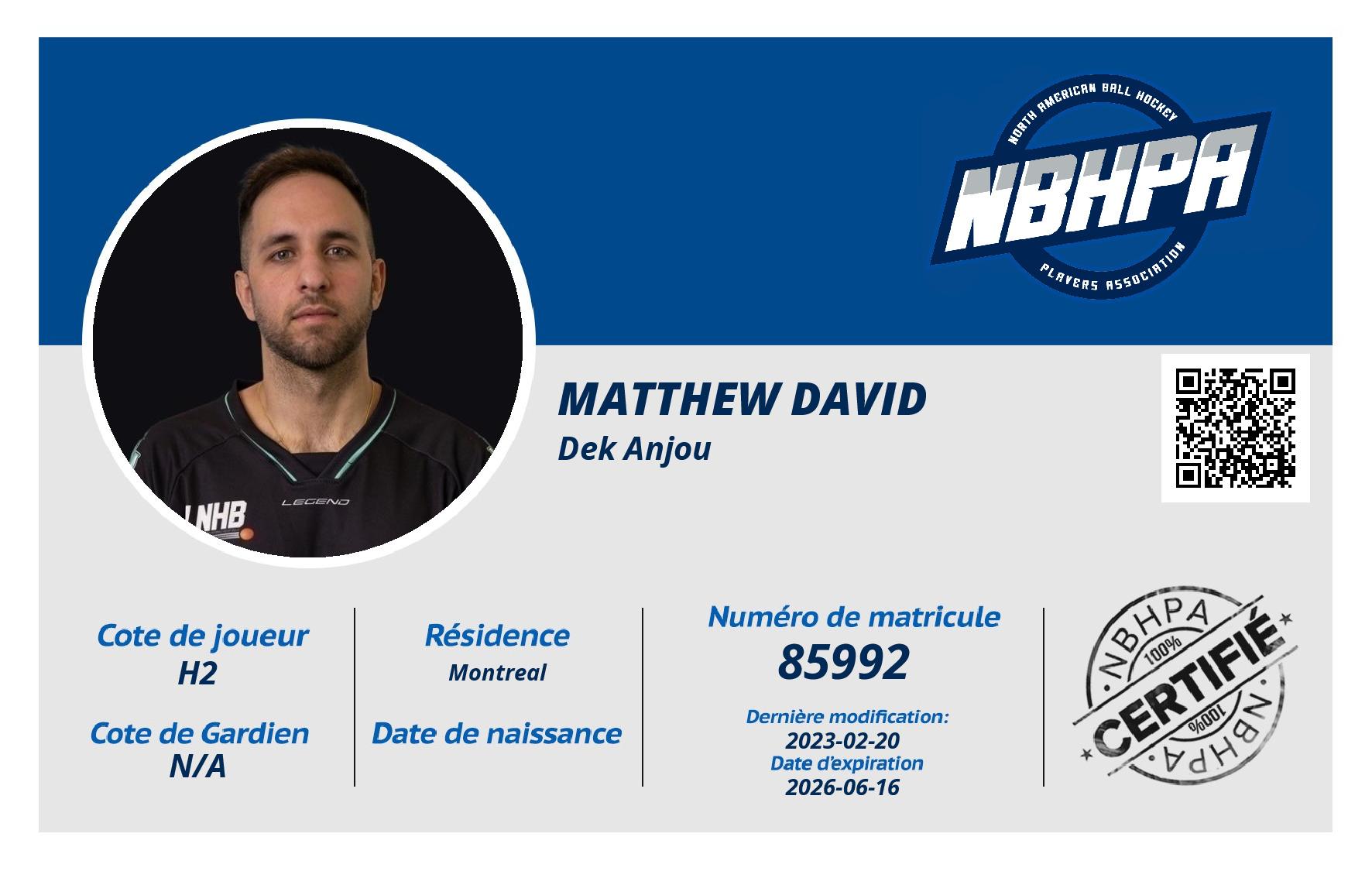 Matthew David