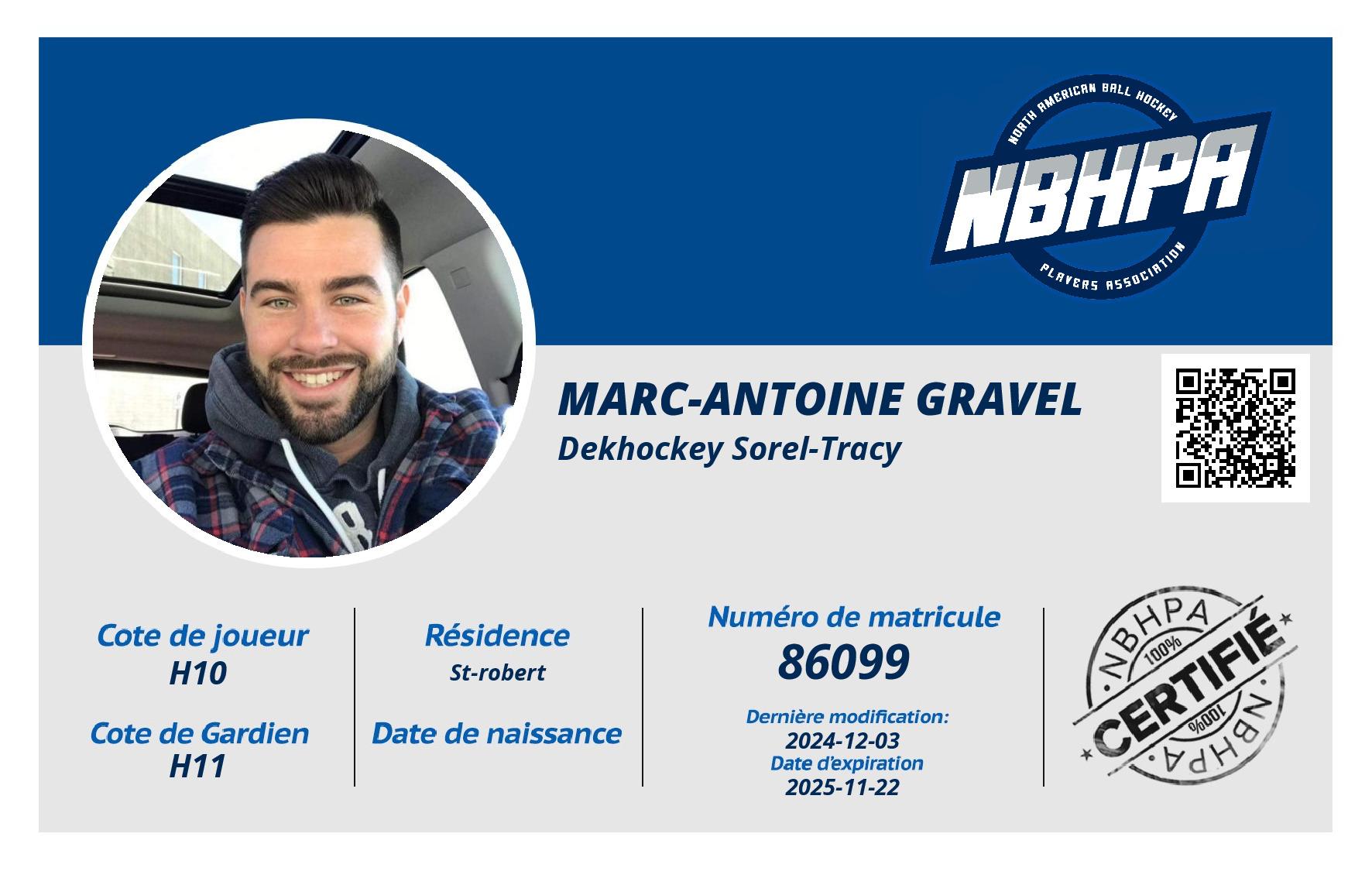 Marc-antoine Gravel