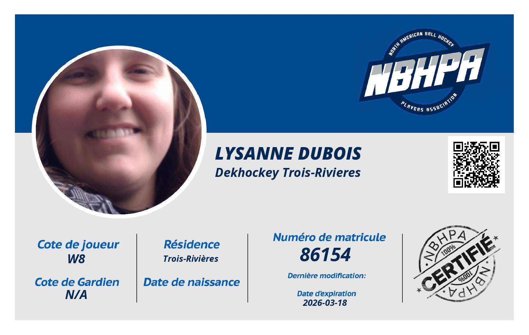 Lysanne Dubois