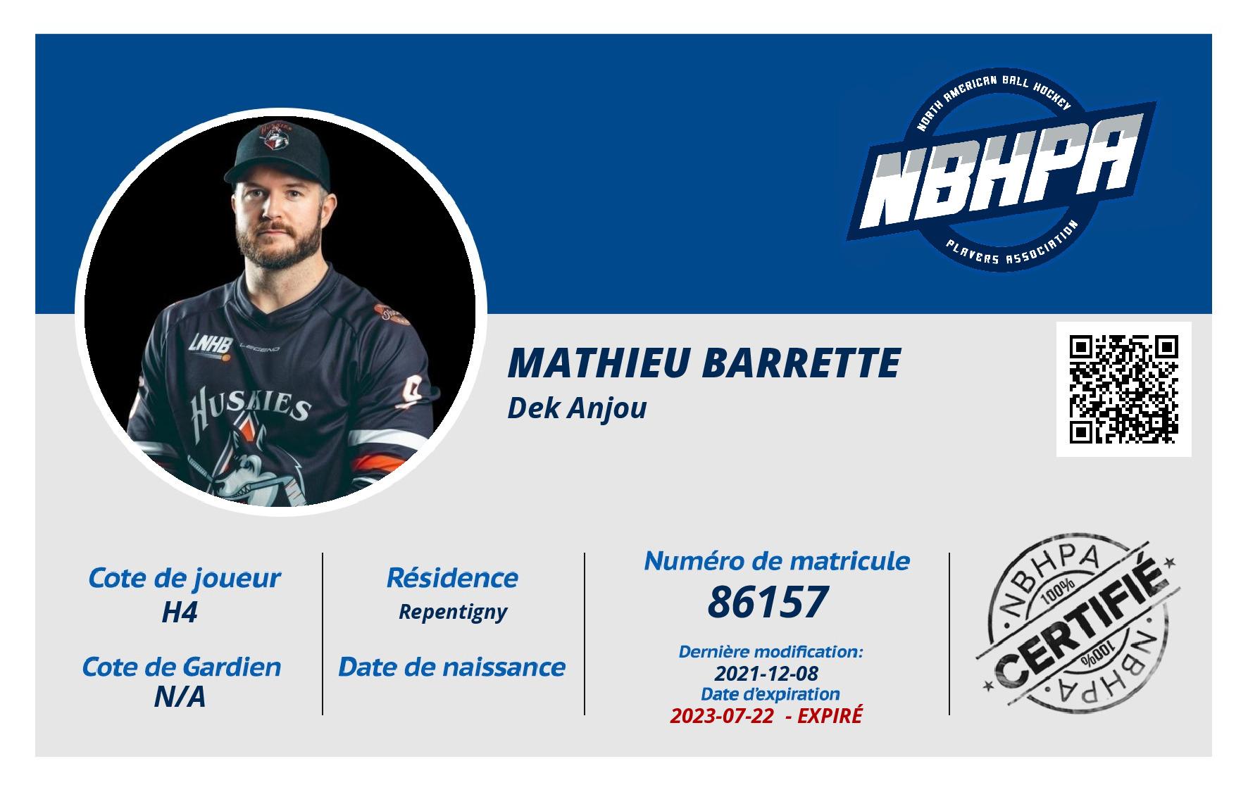Mathieu Barrette