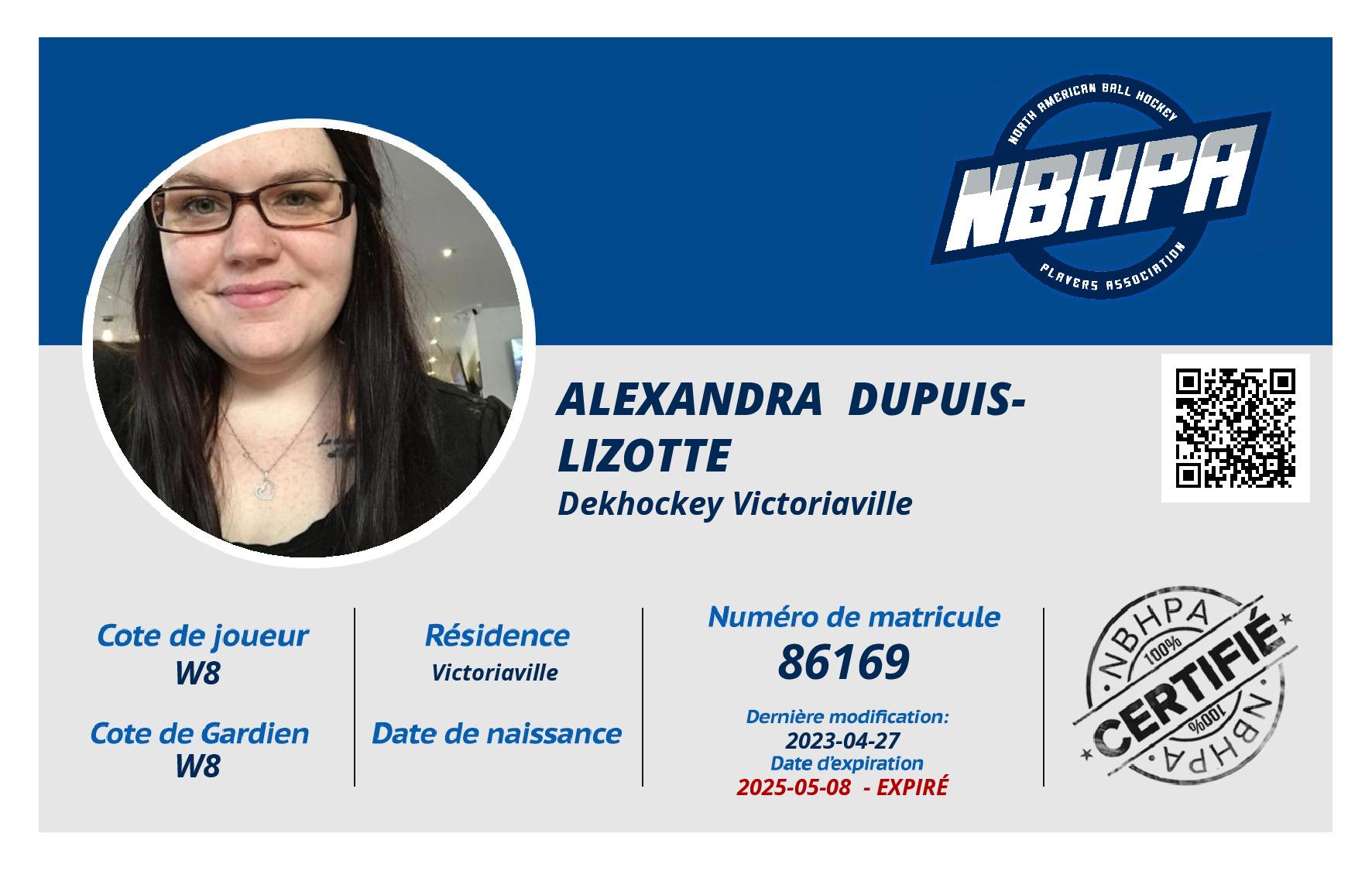 Alexandra  Dupuis-Lizotte