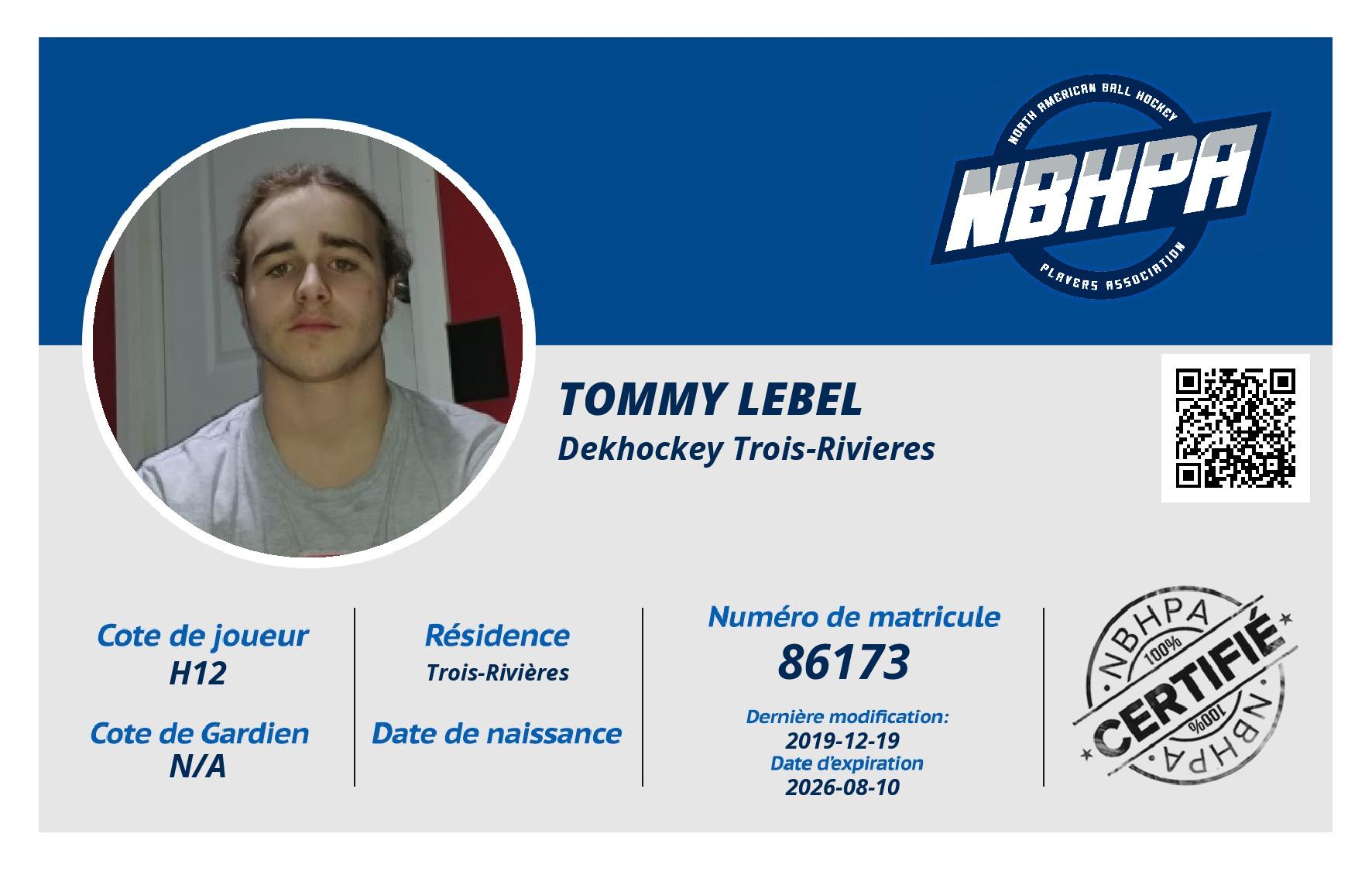 Tommy Lebel