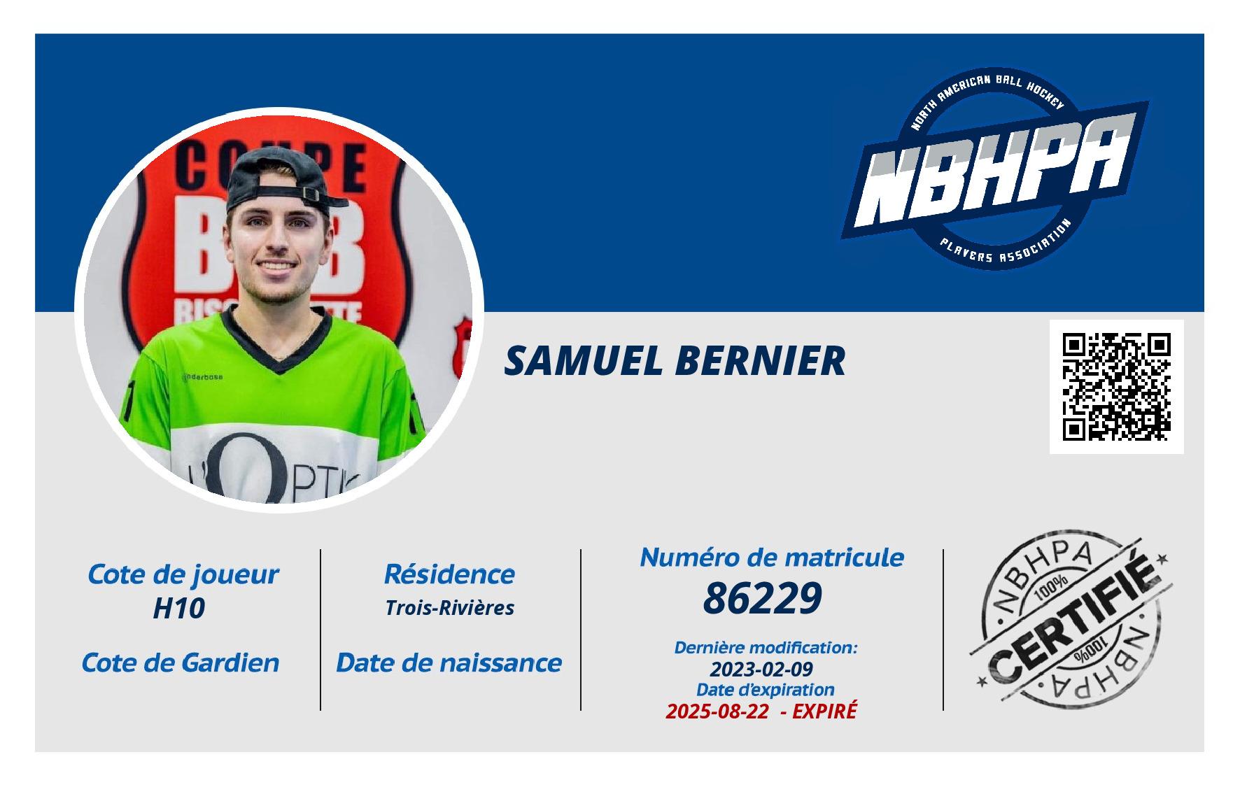 Samuel Bernier