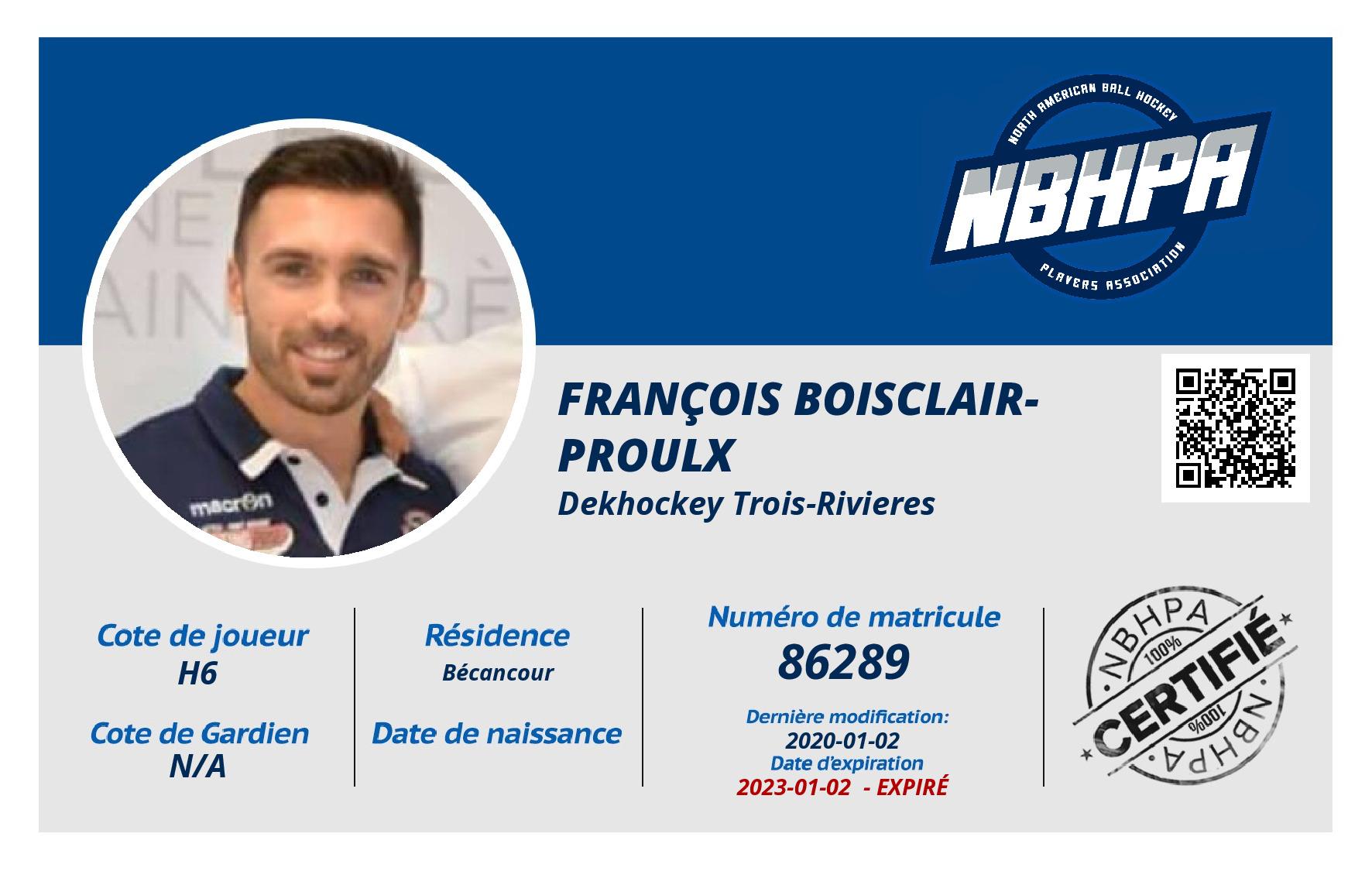 François Boisclair-Proulx