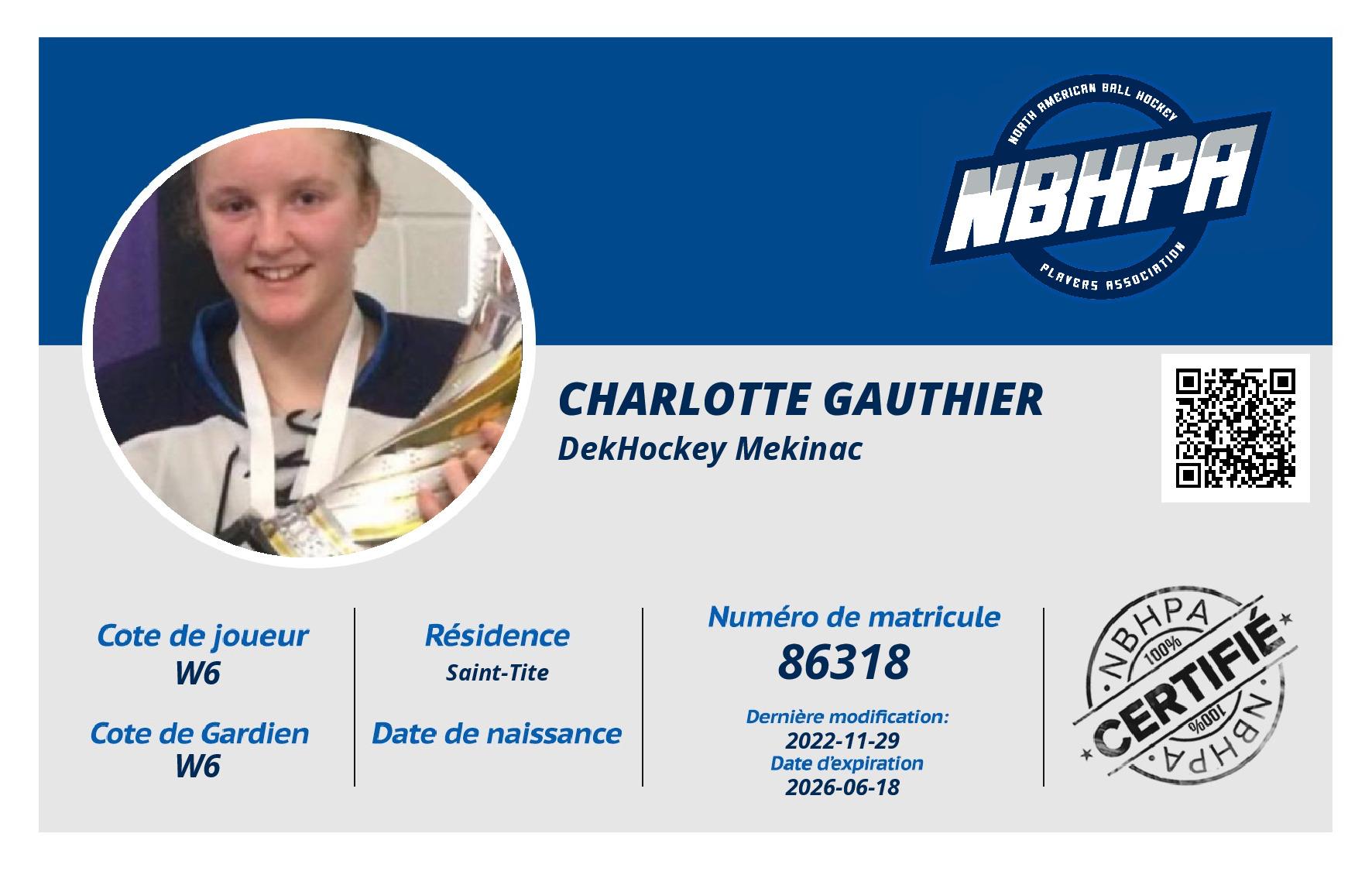 Charlotte Gauthier 