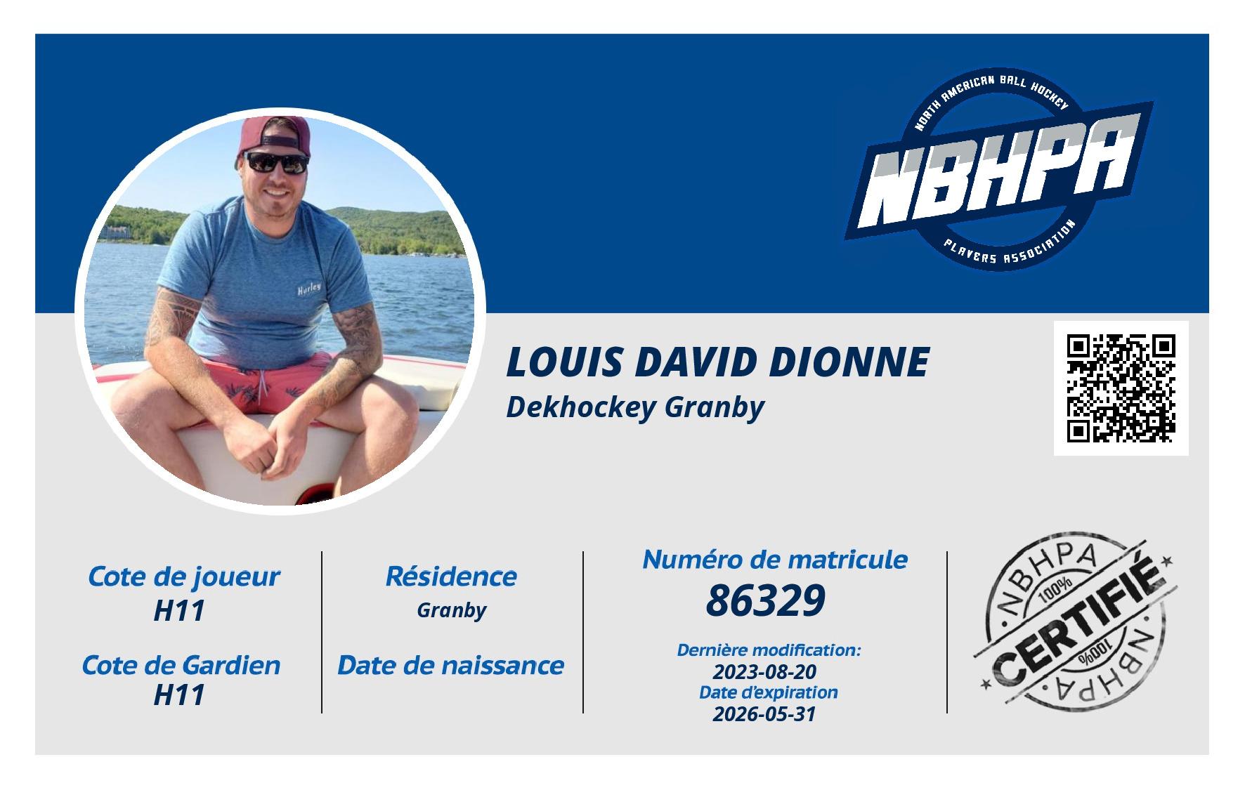 Louis David Dionne