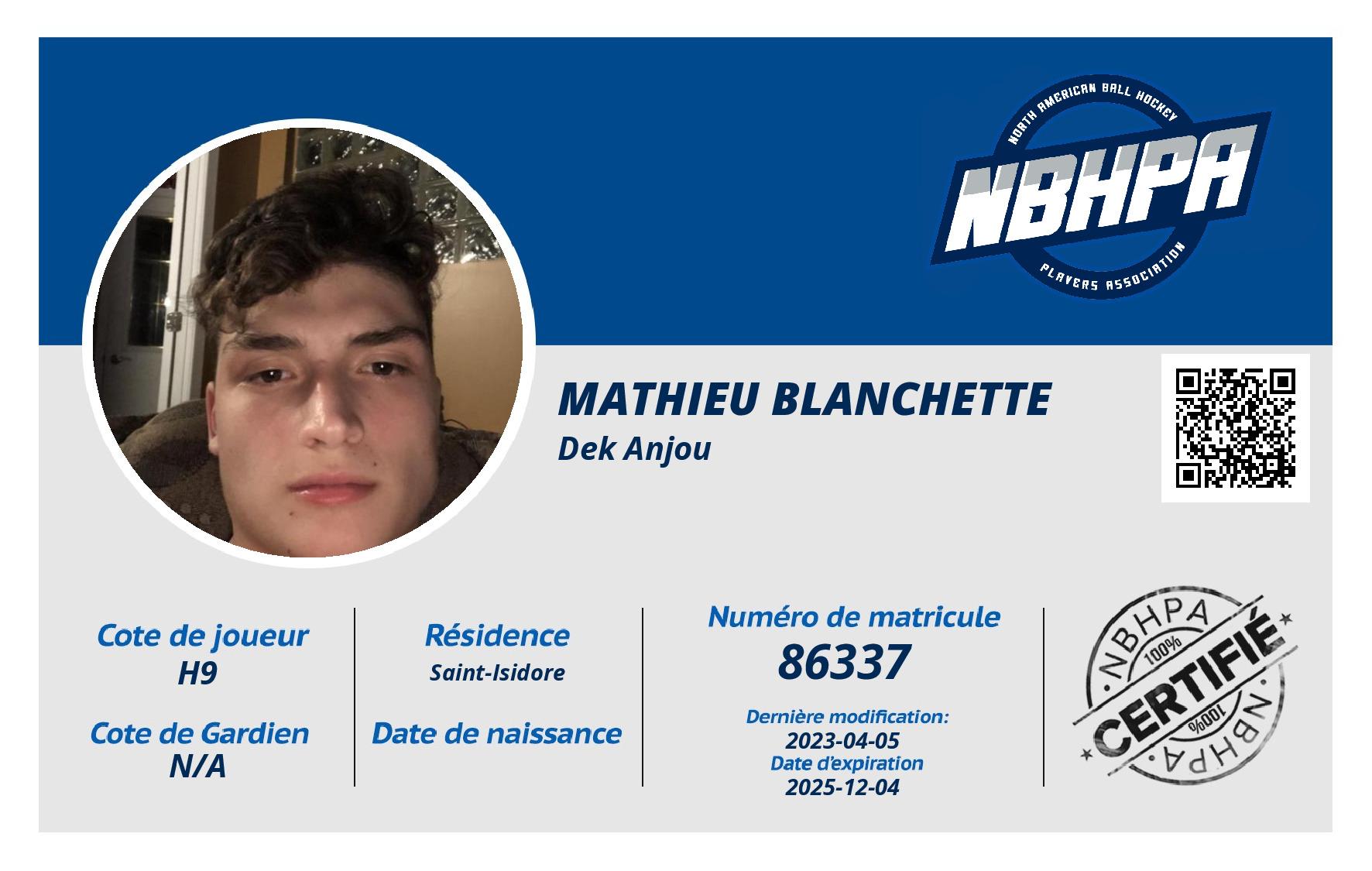 Mathieu Blanchette