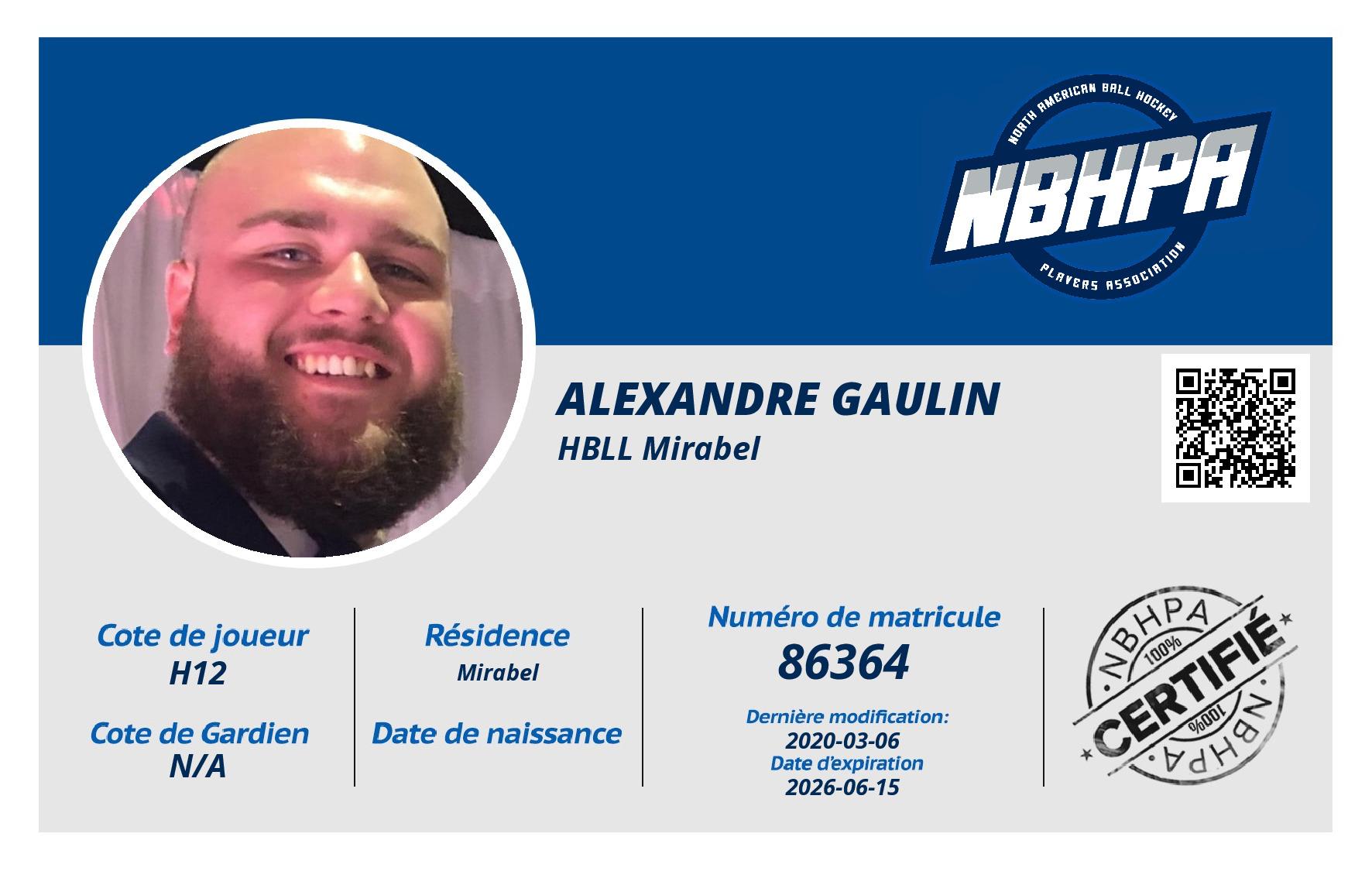 Alexandre Gaulin 