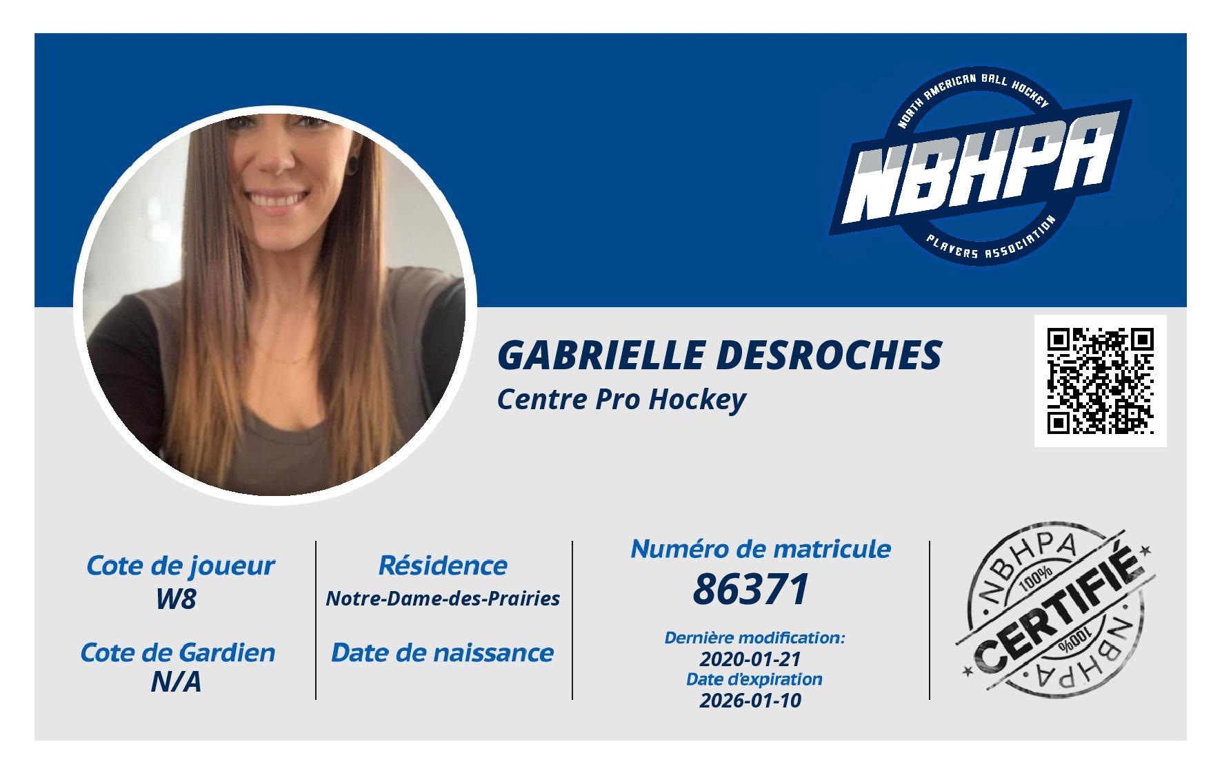 Gabrielle Desroches