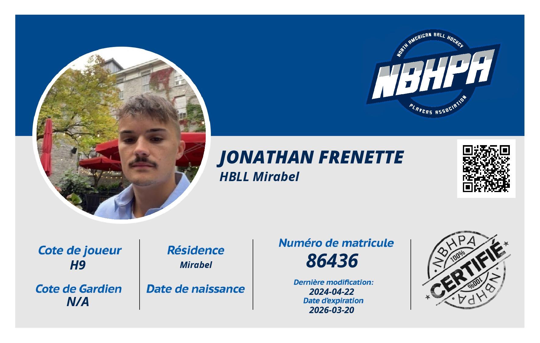 Jonathan Frenette